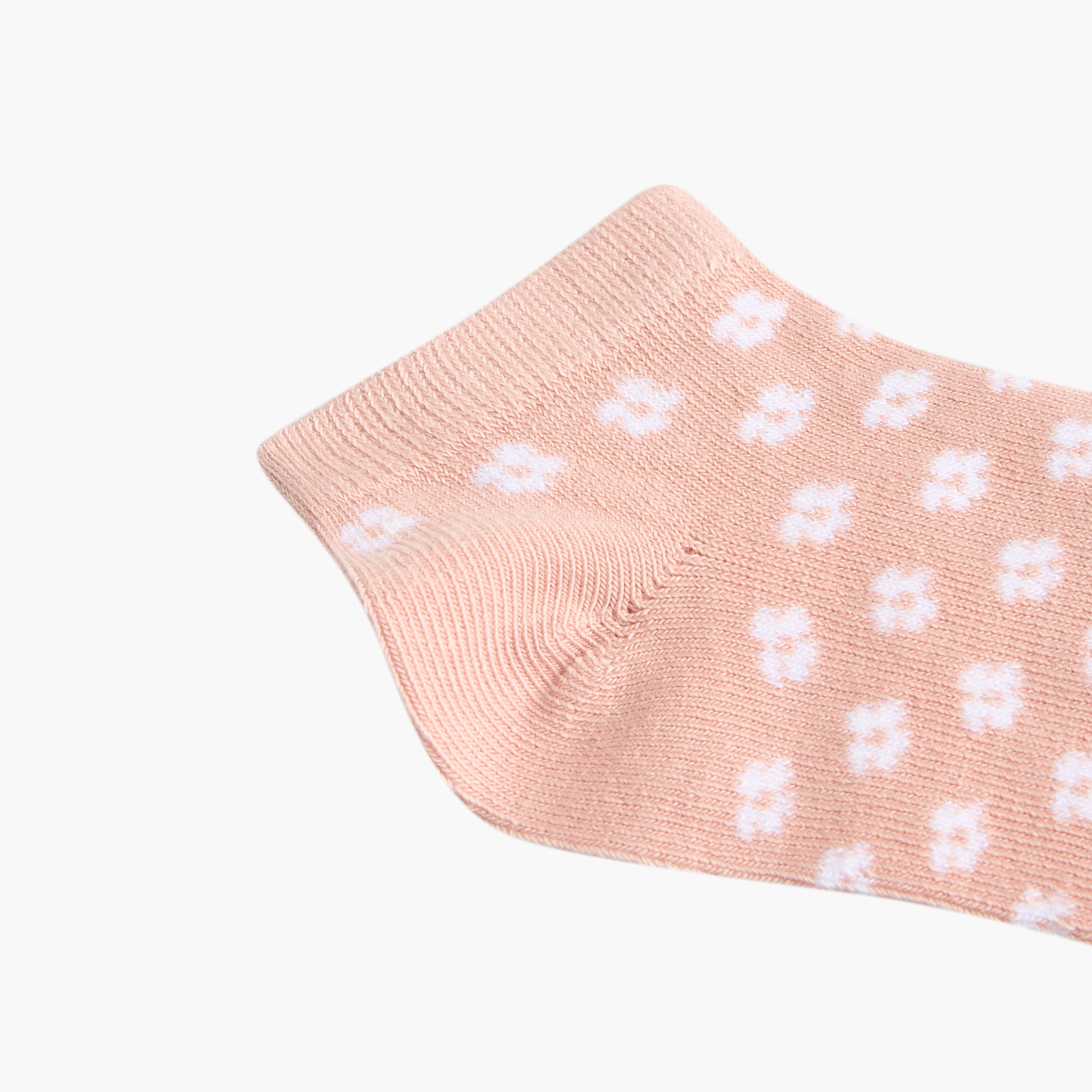 Little Missy Floral Print Ankle Length Socks - Set of 5-girls-accessories-socks-image-5