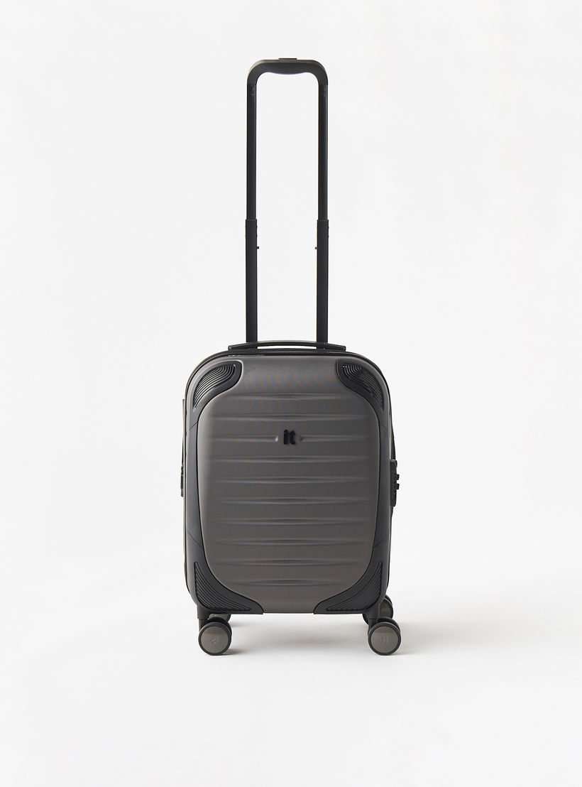 IT Textured Hardcase Trolley Bag with Retractable Handle-travel-luggagesandbags-luggage-image-1
