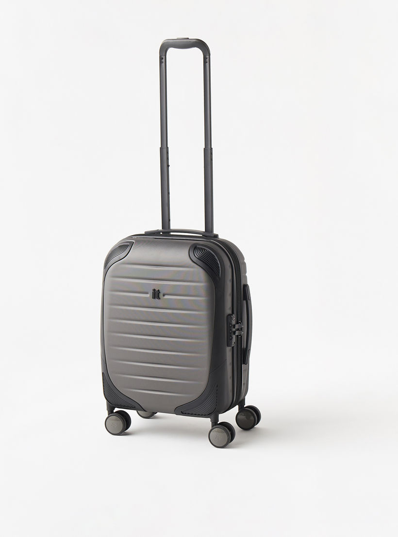 IT Textured Hardcase Trolley Bag with Retractable Handle-travel-luggagesandbags-luggage-image-2