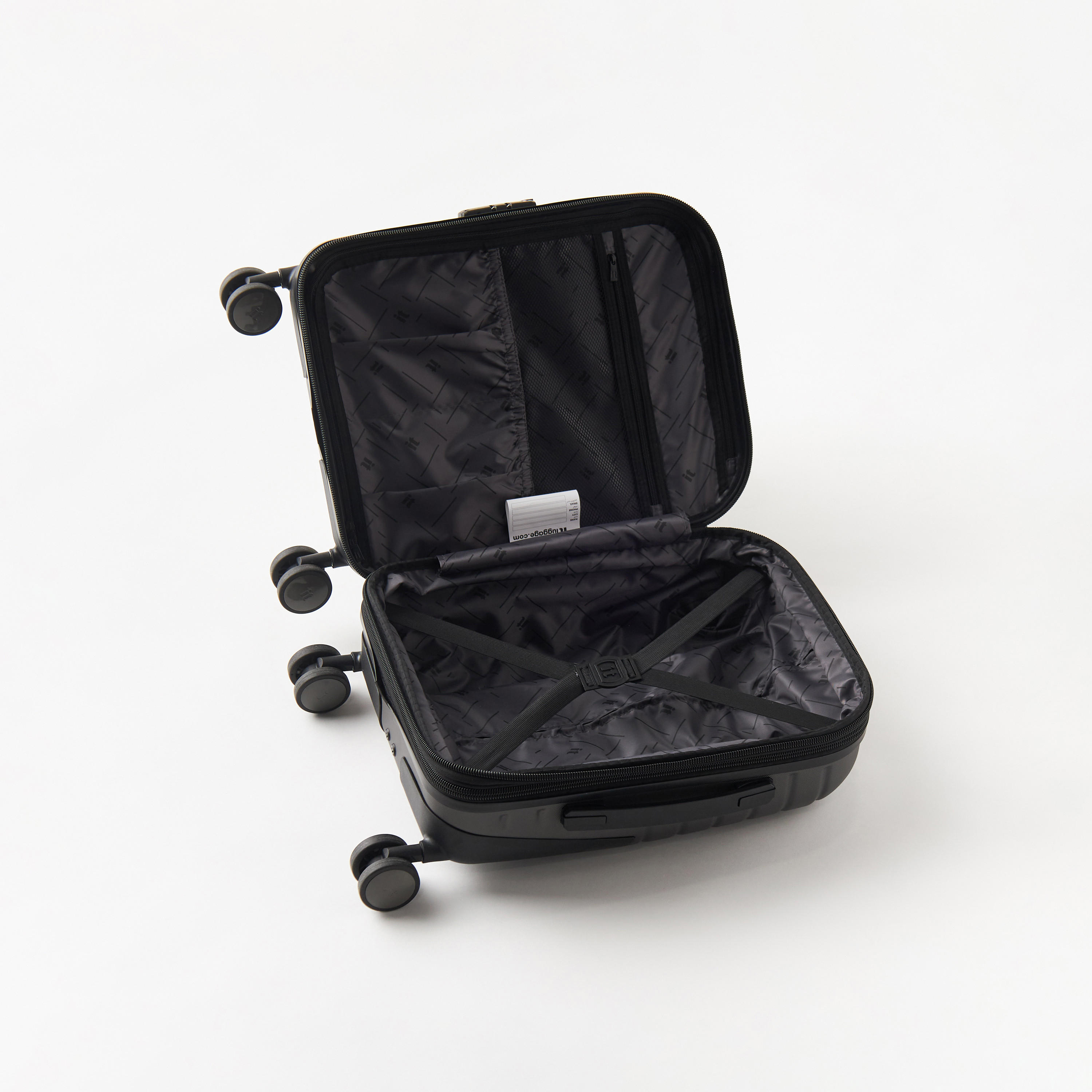 IT Textured Hardcase Trolley Bag with Retractable Handle-travel-luggagesandbags-luggage-image-5
