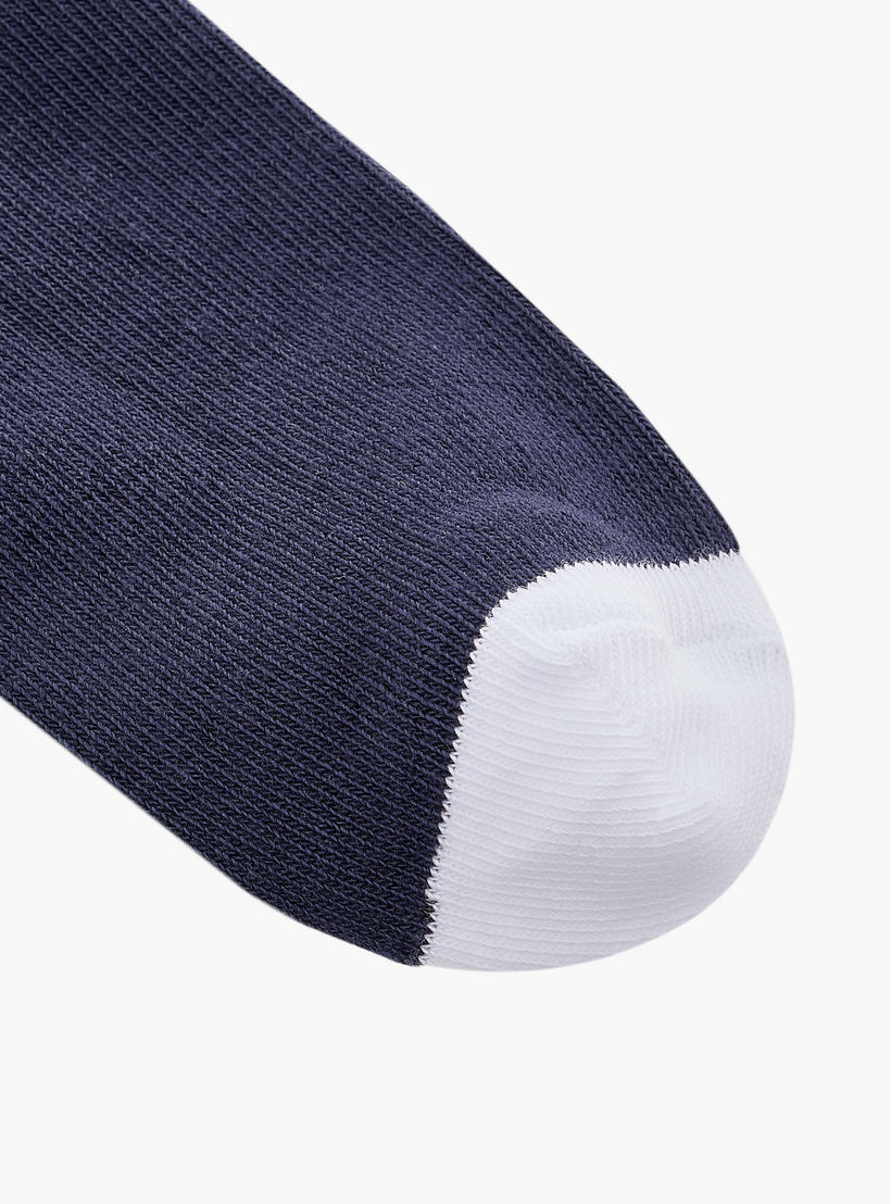 طقم جوارب قطن 5 أزواج بطول الكاحل وبطبعات من جونيورز-girls-accessories-socks-image-4
