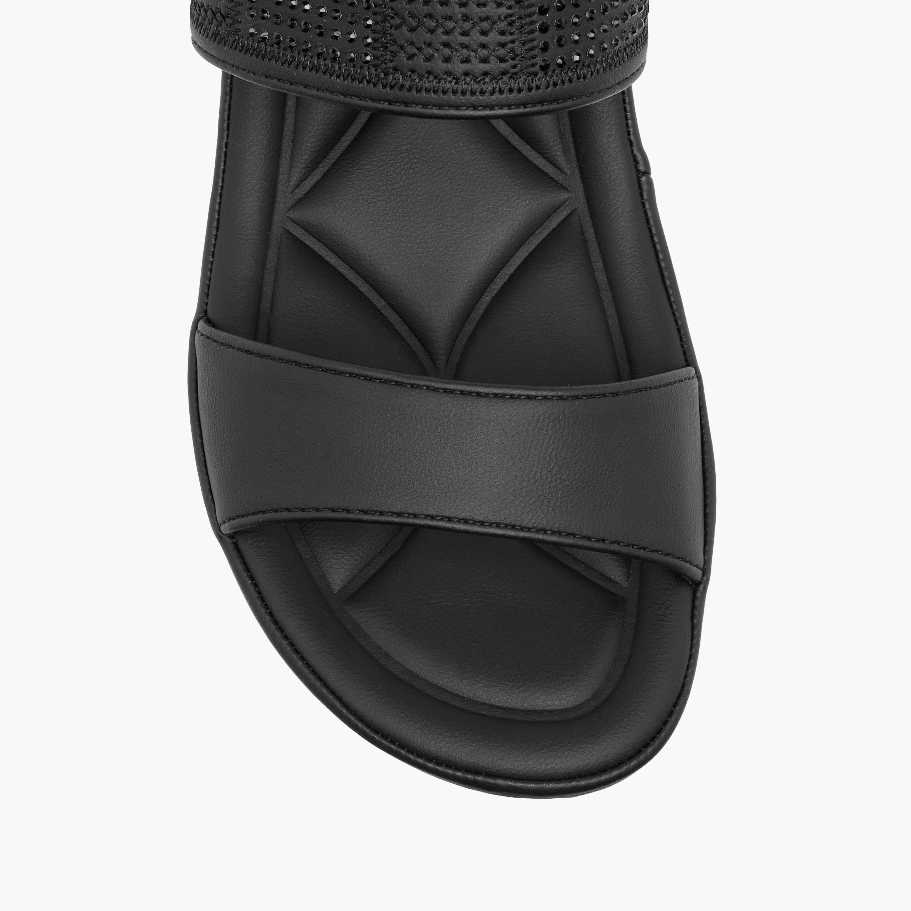 Le Confort Embellished Slip-On Comfort Sandals with Wedge Heels-women-shoes-sandals-heeled-image-4