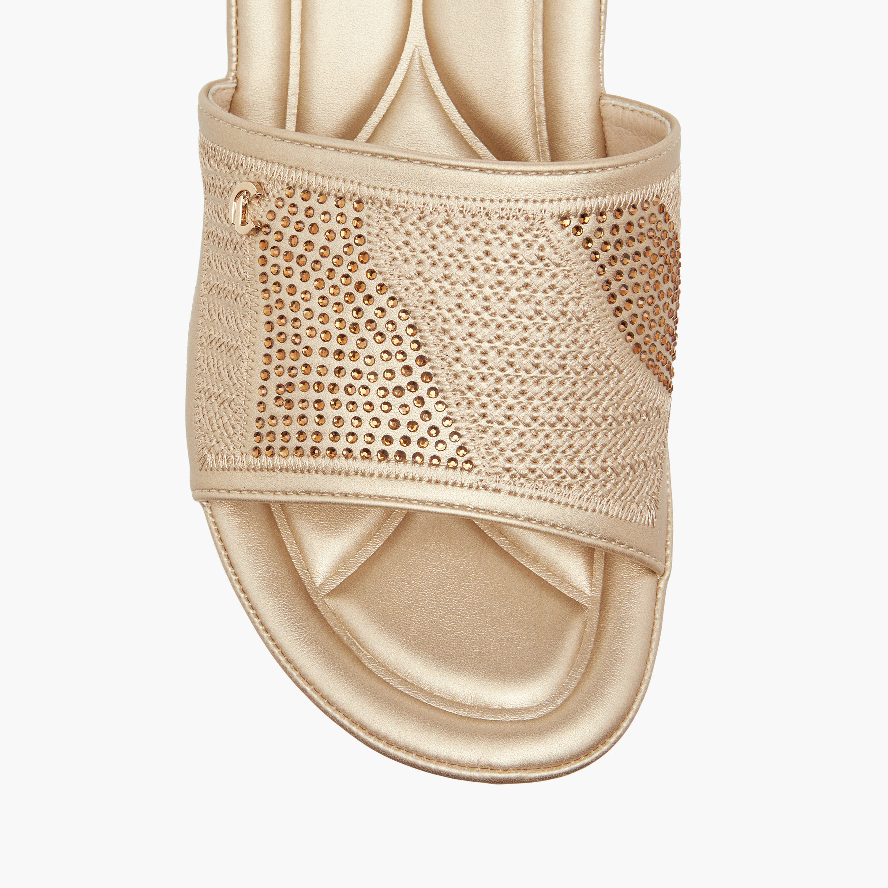 Le Confort Embellished Slip-On Comfort Sandals with Wedge Heels-women-shoes-sandals-heeled-image-5
