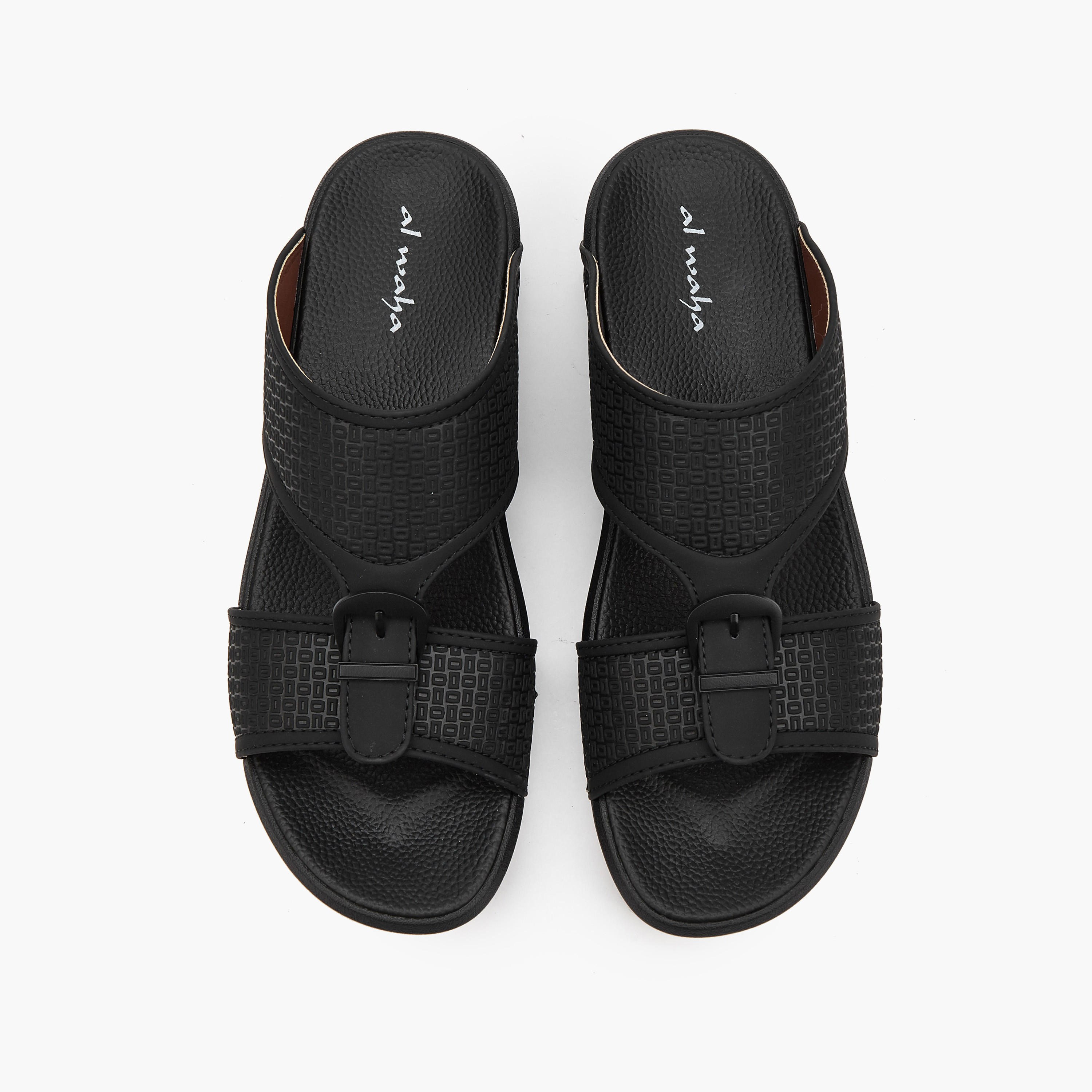 Al Waha Men Buckle Detail Arabic Sandals-men-shoes-sandals-image-1