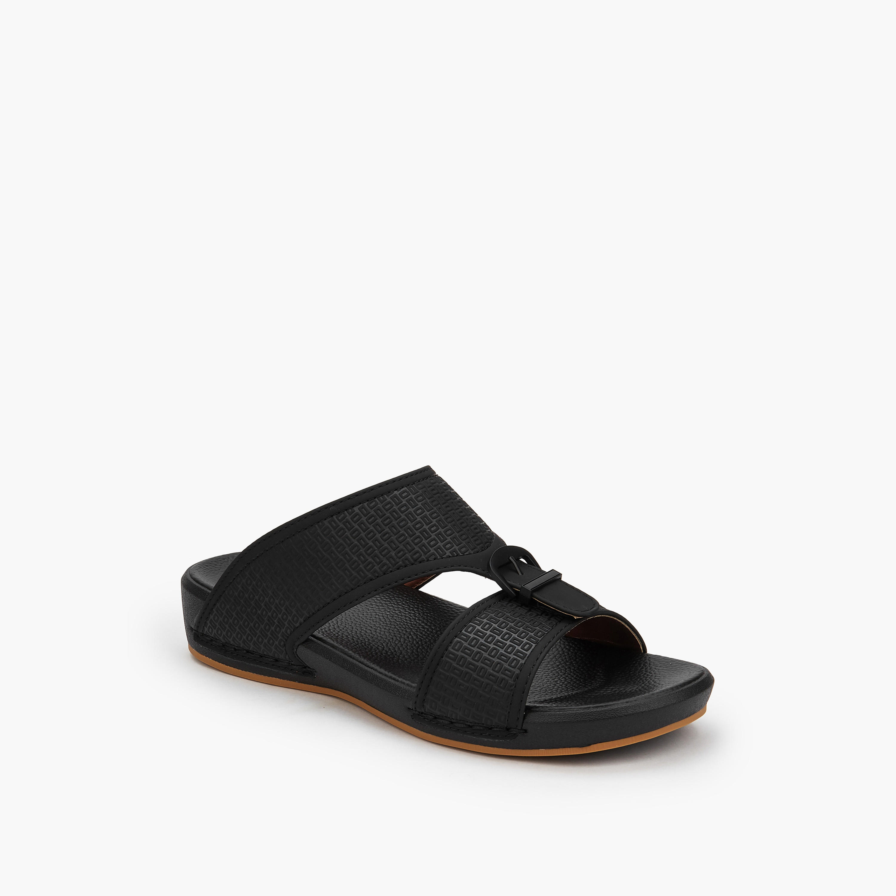 Al Waha Men Buckle Detail Arabic Sandals-men-shoes-sandals-image-3
