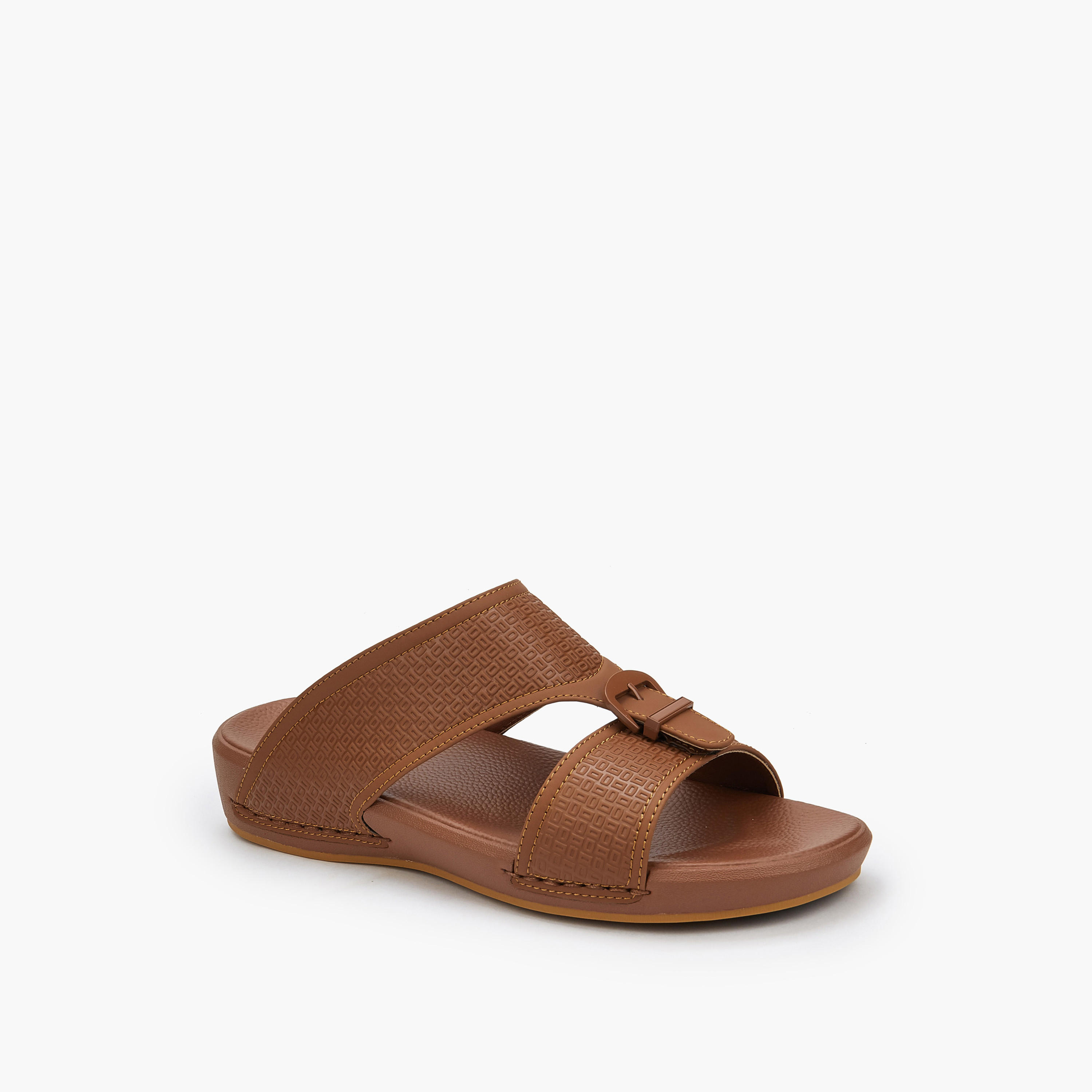 Al Waha Men Buckle Detail Arabic Sandals-men-shoes-sandals-image-3