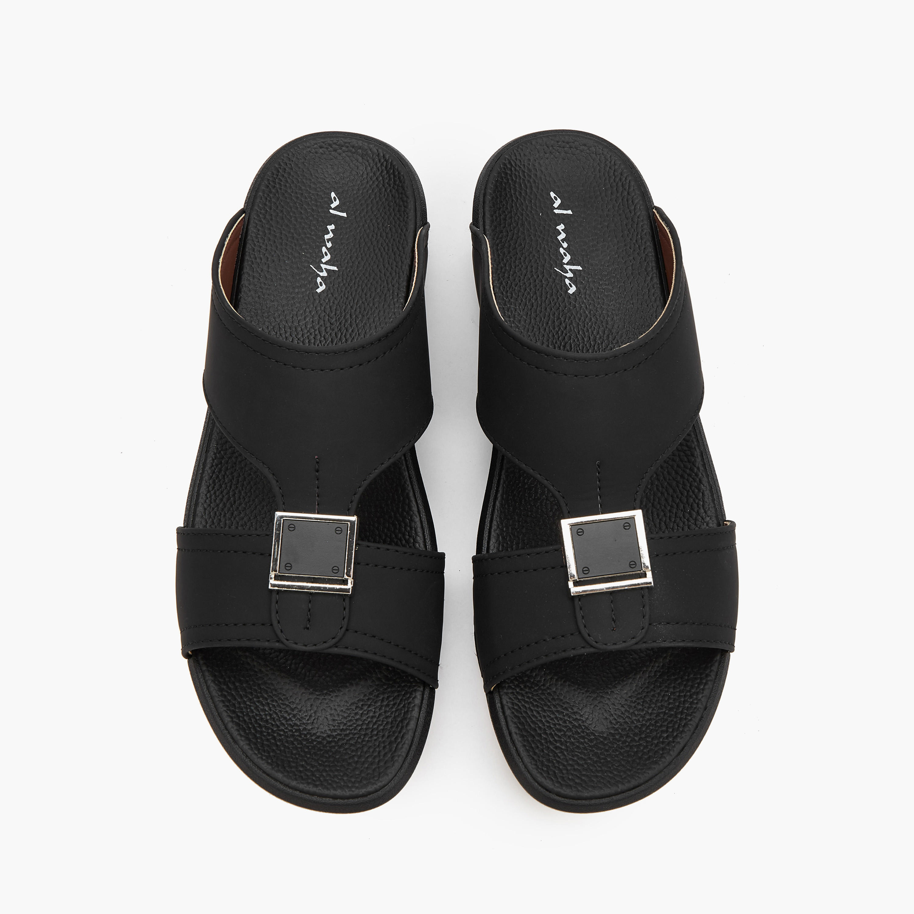 Al Waha Men Buckle Detail Arabic Sandals-men-shoes-sandals-image-1
