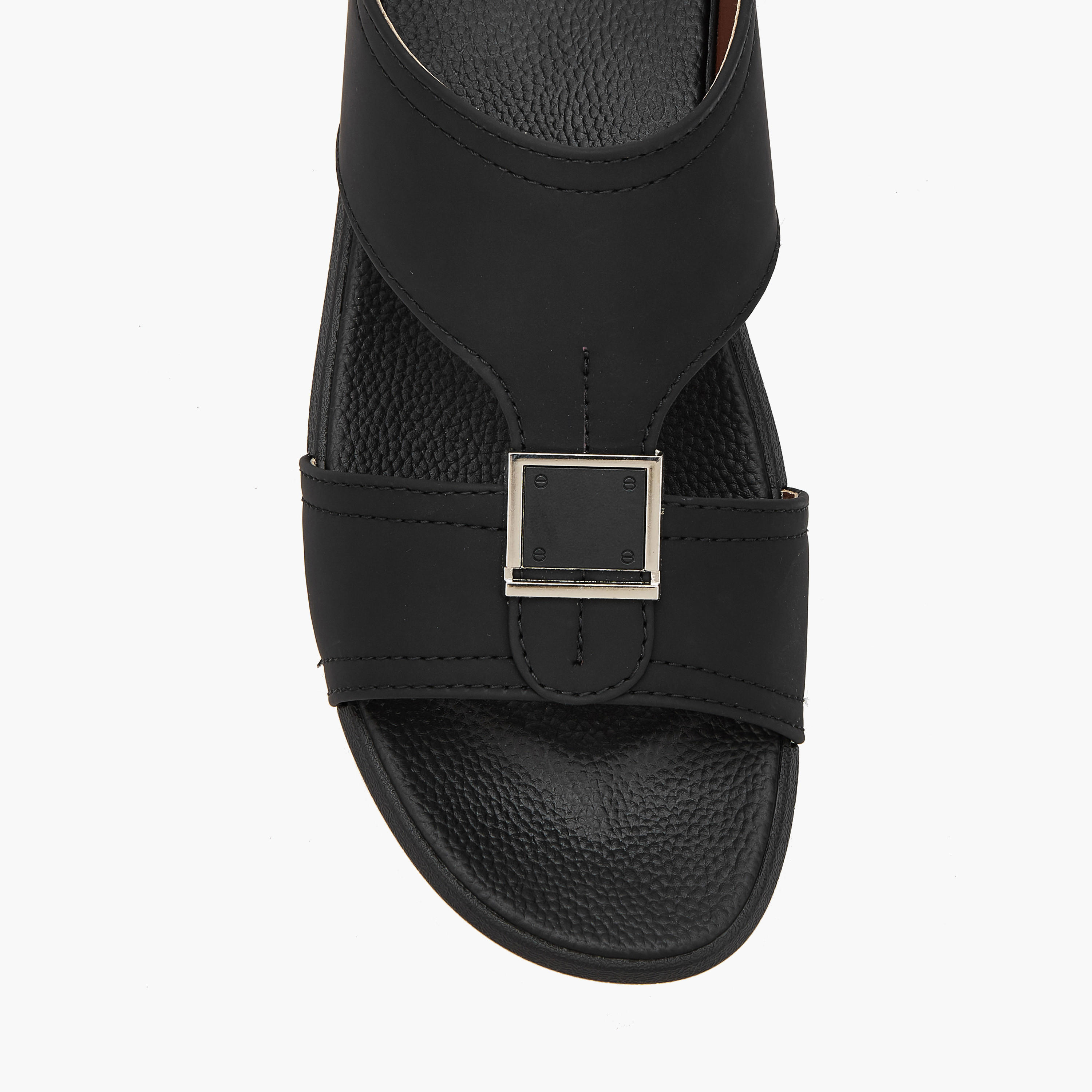 Al Waha Men Buckle Detail Arabic Sandals-men-shoes-sandals-image-4