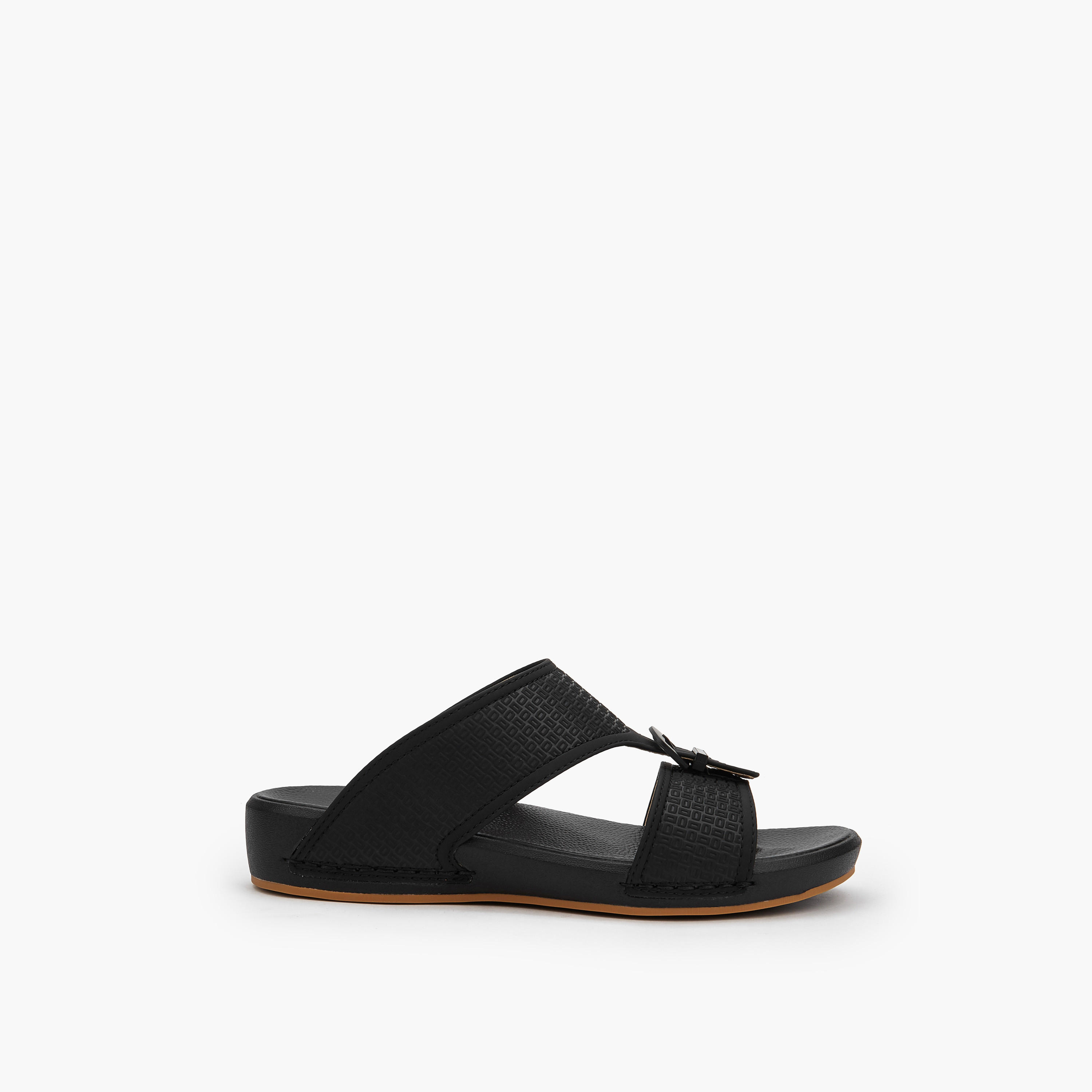 Al Waha Men Buckle Detail Arabic Sandals-men-shoes-sandals-image-2