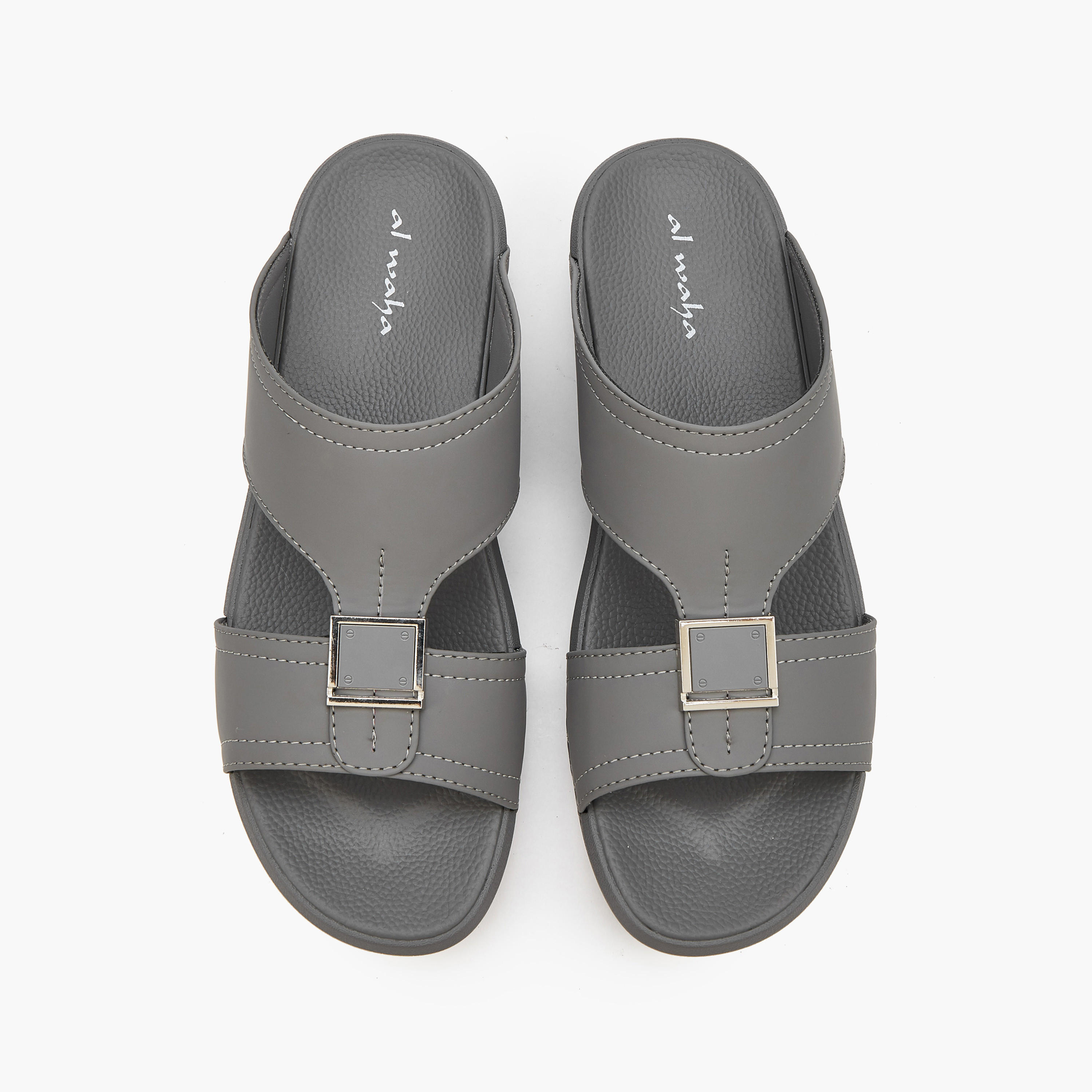 Al Waha Men Buckle Detail Arabic Sandals-men-shoes-sandals-image-1