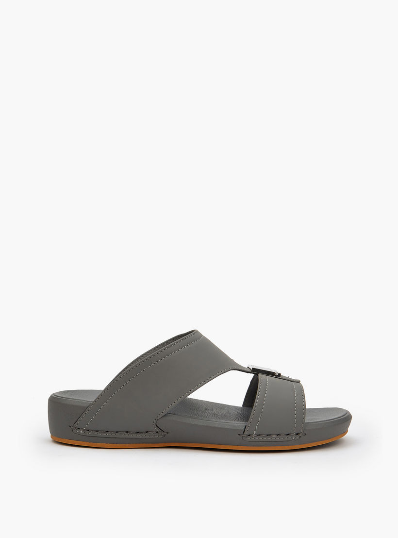 Al Waha Men Buckle Detail Arabic Sandals-men-shoes-sandals-image-2