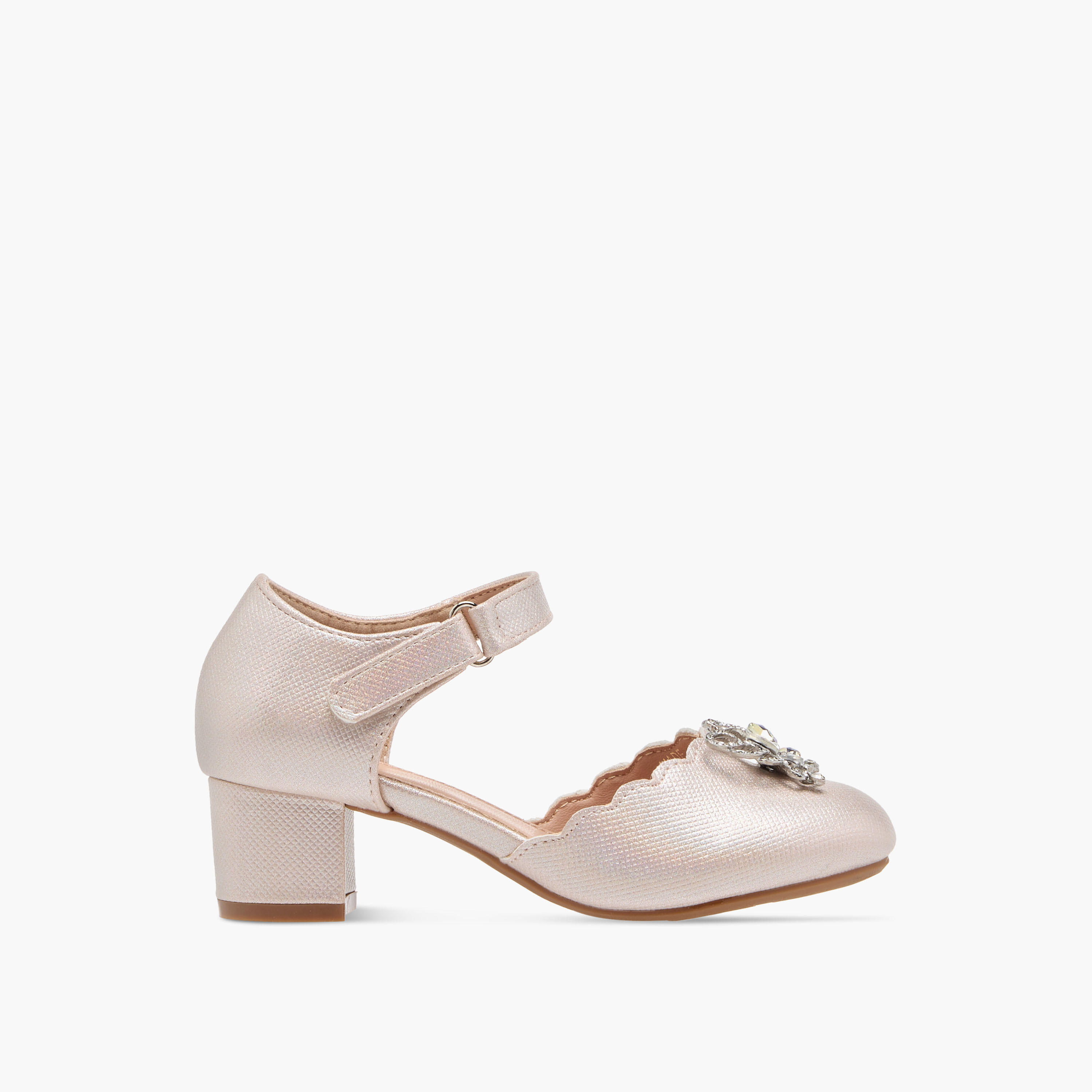 حذاء مزين بكعب سميك وشريط إغلاق لاصق من فلورا بيلا-girls-shoes-sandals-image-3
