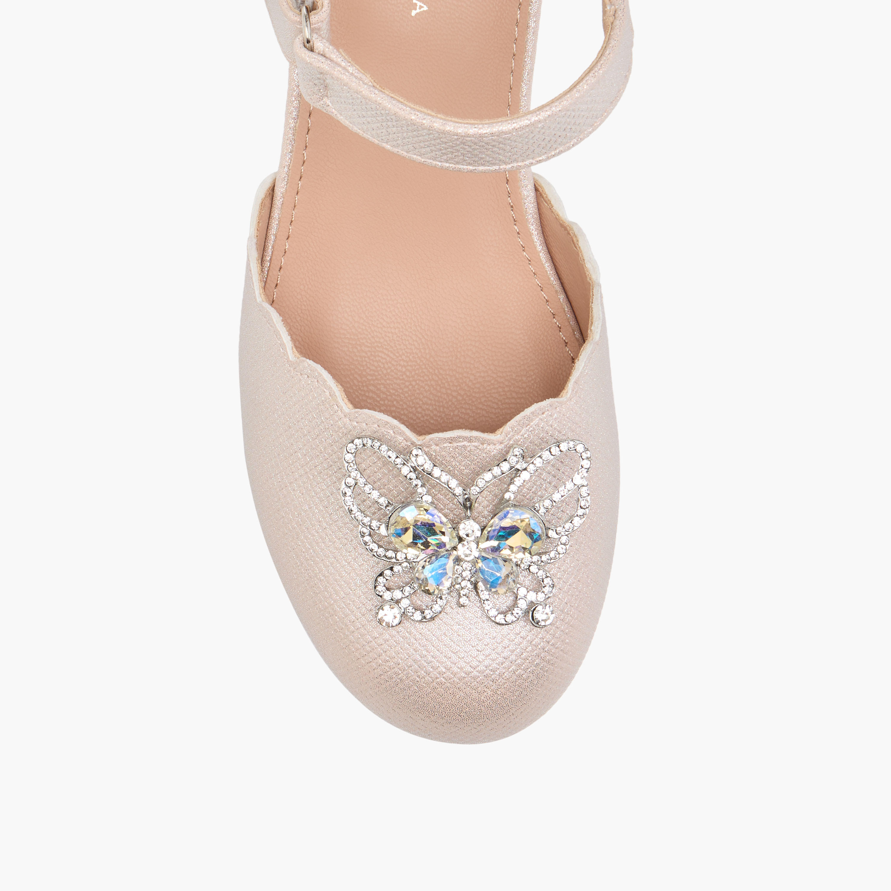 حذاء مزين بكعب سميك وشريط إغلاق لاصق من فلورا بيلا-girls-shoes-sandals-image-4