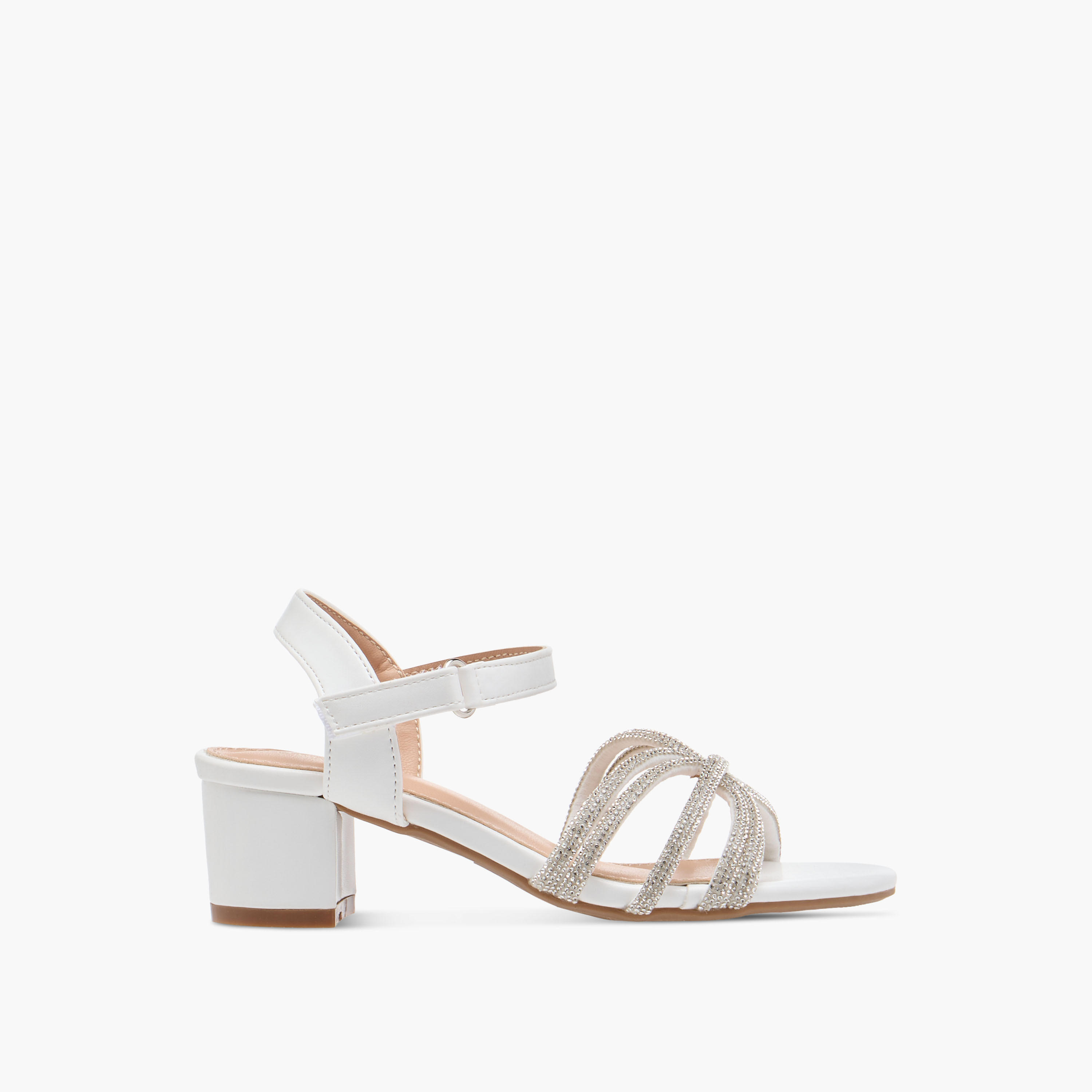 صندل مزين بكعب سميك وشريط إغلاق لاصق من فلورا بيلا-girls-shoes-sandals-image-3