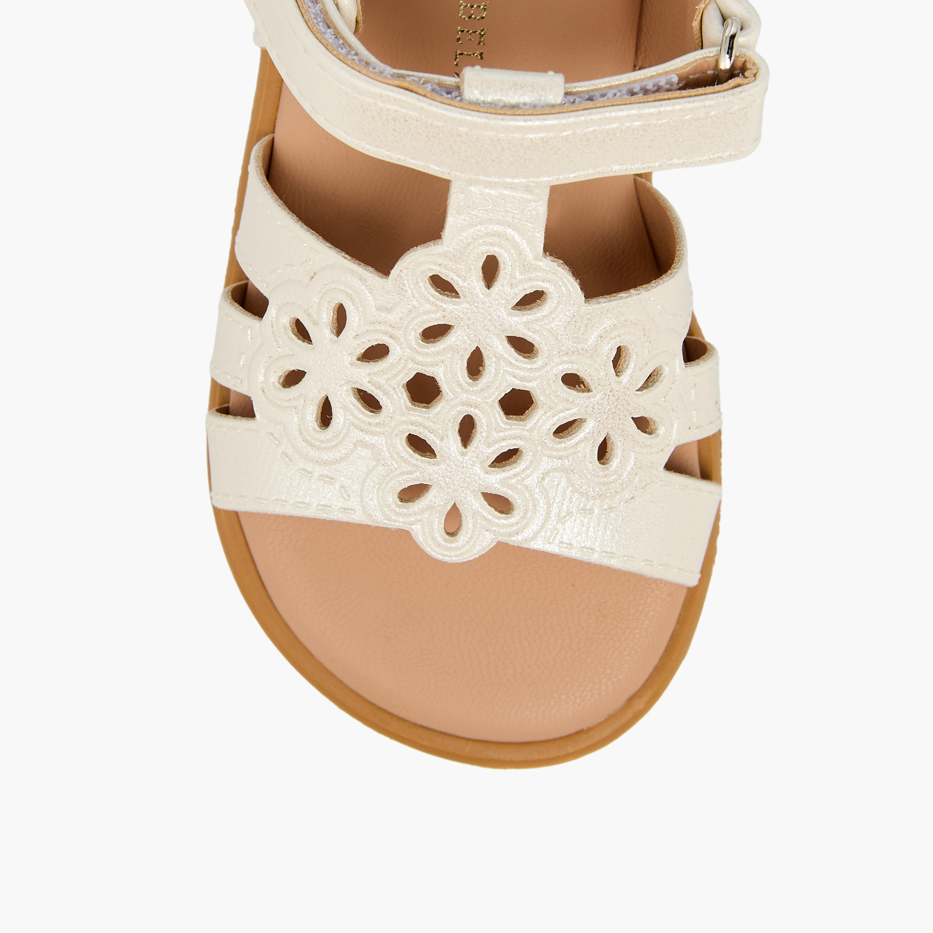 Flora Bella Girls Cutout Design Hook & Loop Sandals-girls-shoes-sandals-image-3