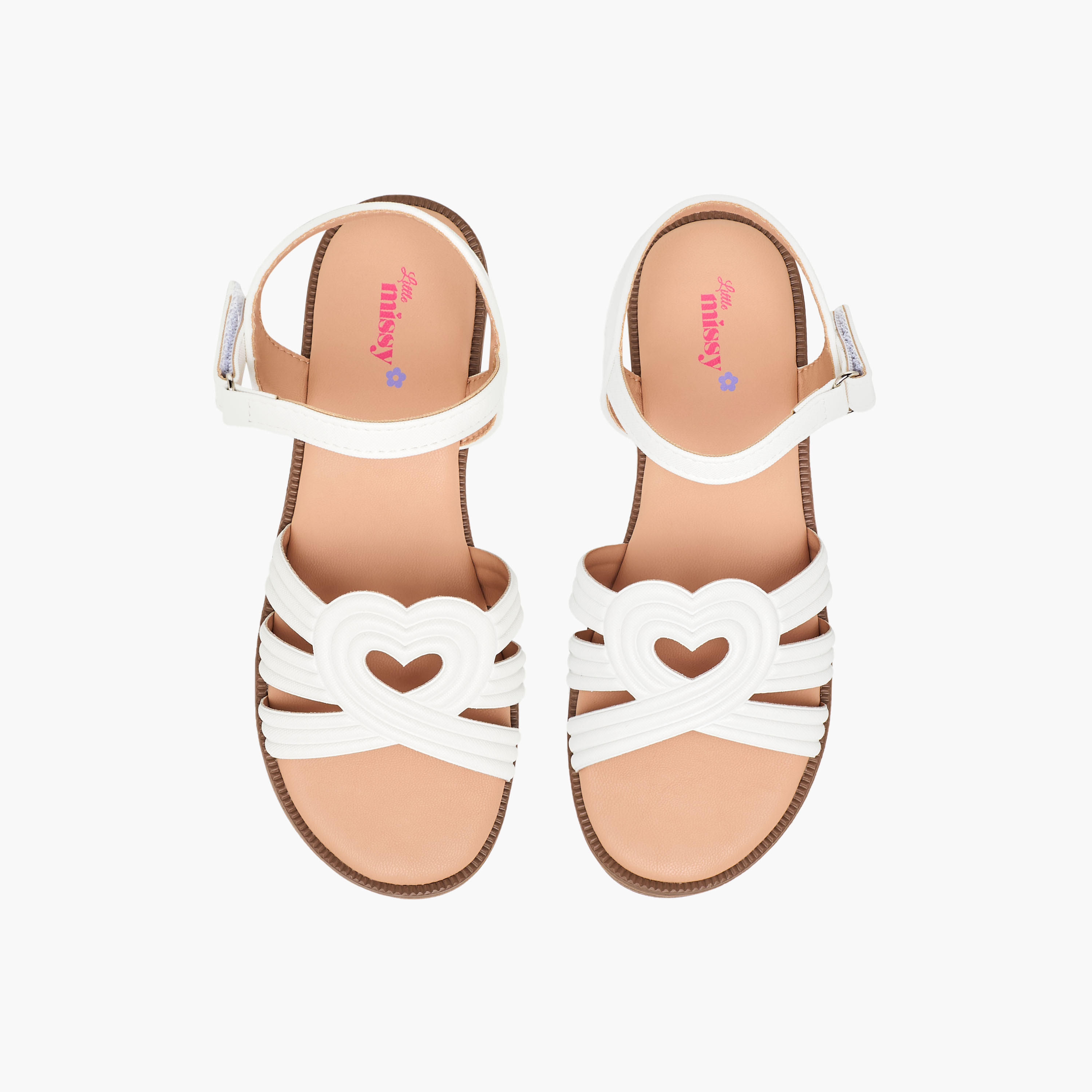 Little Missy Girls Hook & Loop Sandals-girls-shoes-sandals-image-1