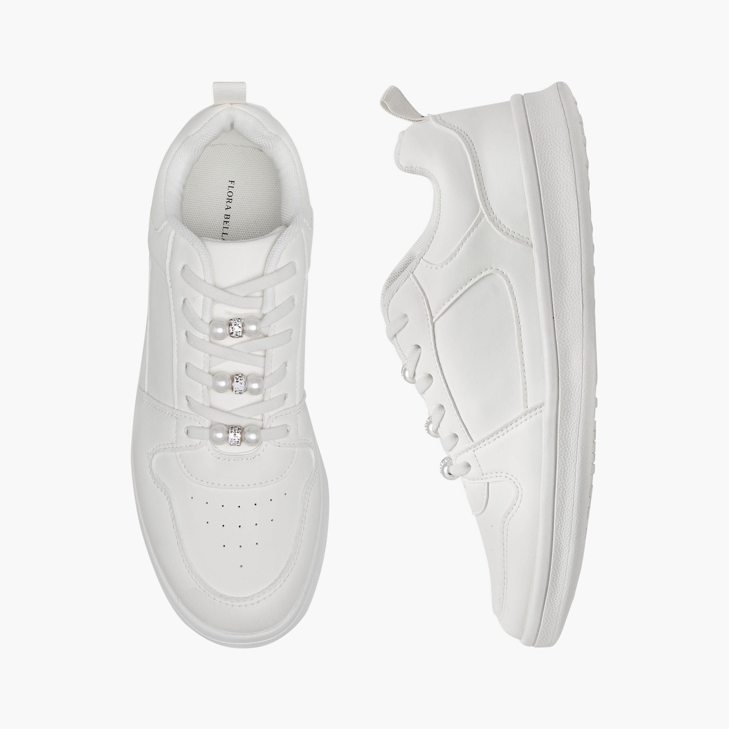 Flora Bella Girls Lace-Up Ankle Sneakers-girls-shoes-sneakers-image-1