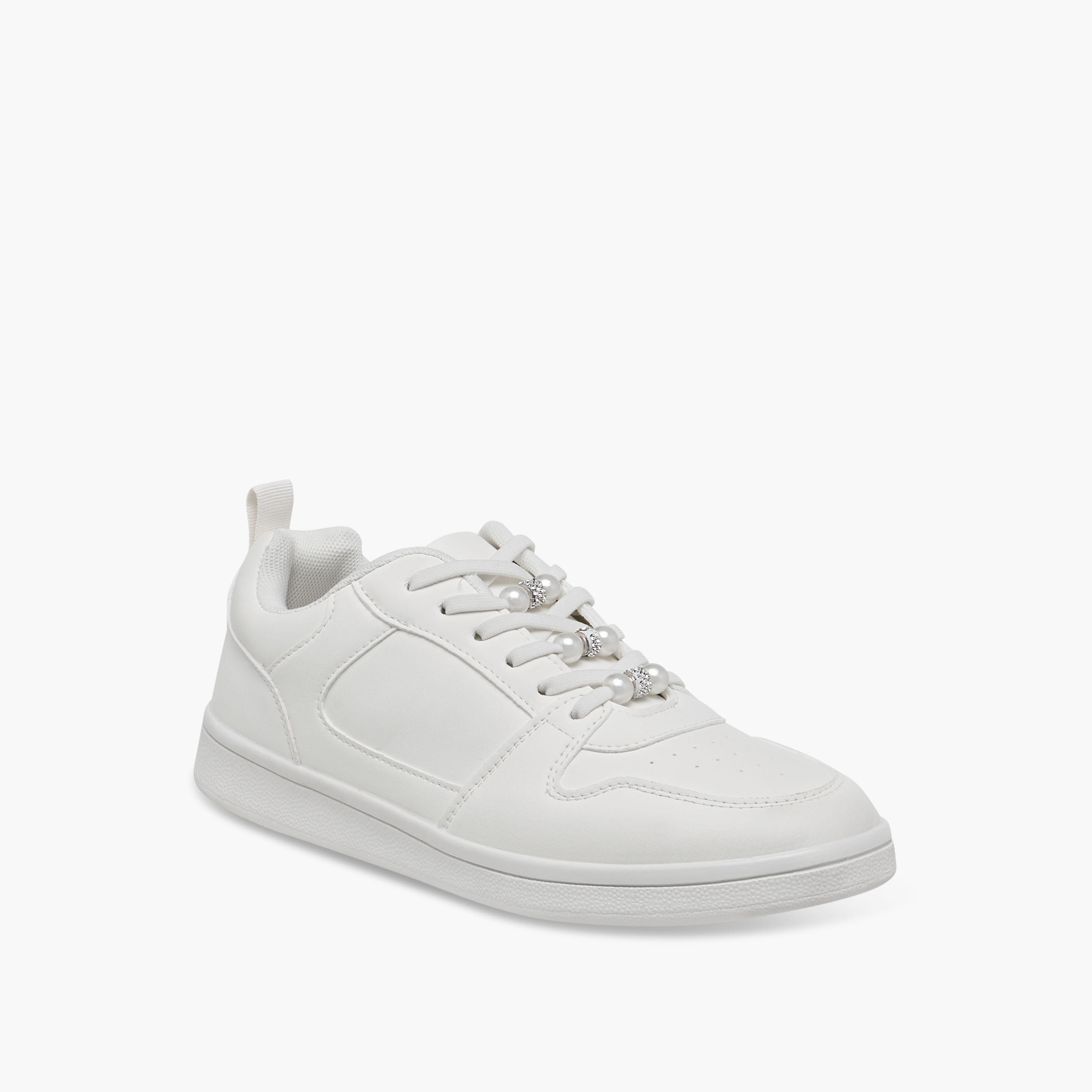 Flora Bella Girls Lace-Up Ankle Sneakers-girls-shoes-sneakers-image-2