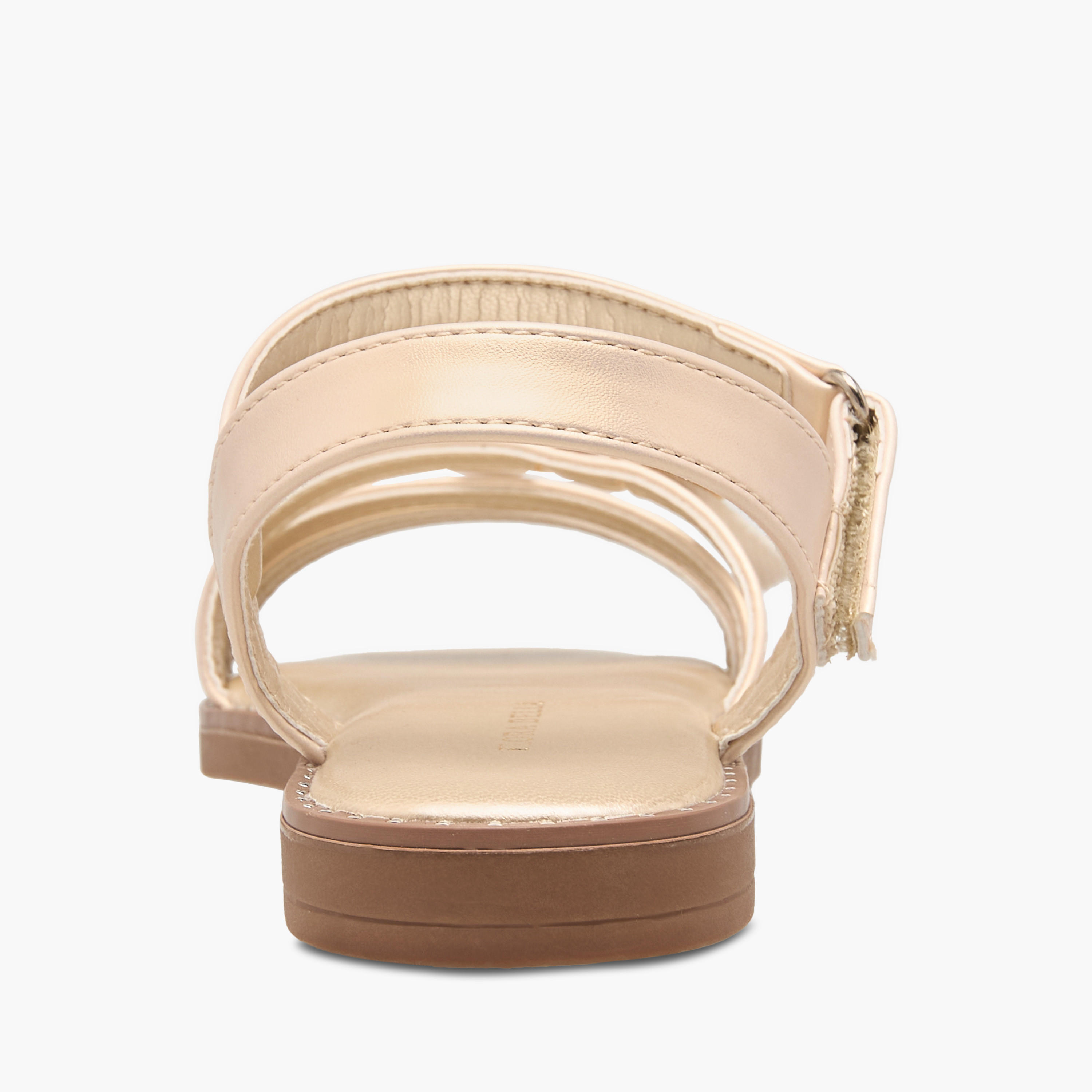 Flora Bella Embellished Bow Accent Strap Sandals with Hook and Loop Closure-girls-shoes-sandals-image-4