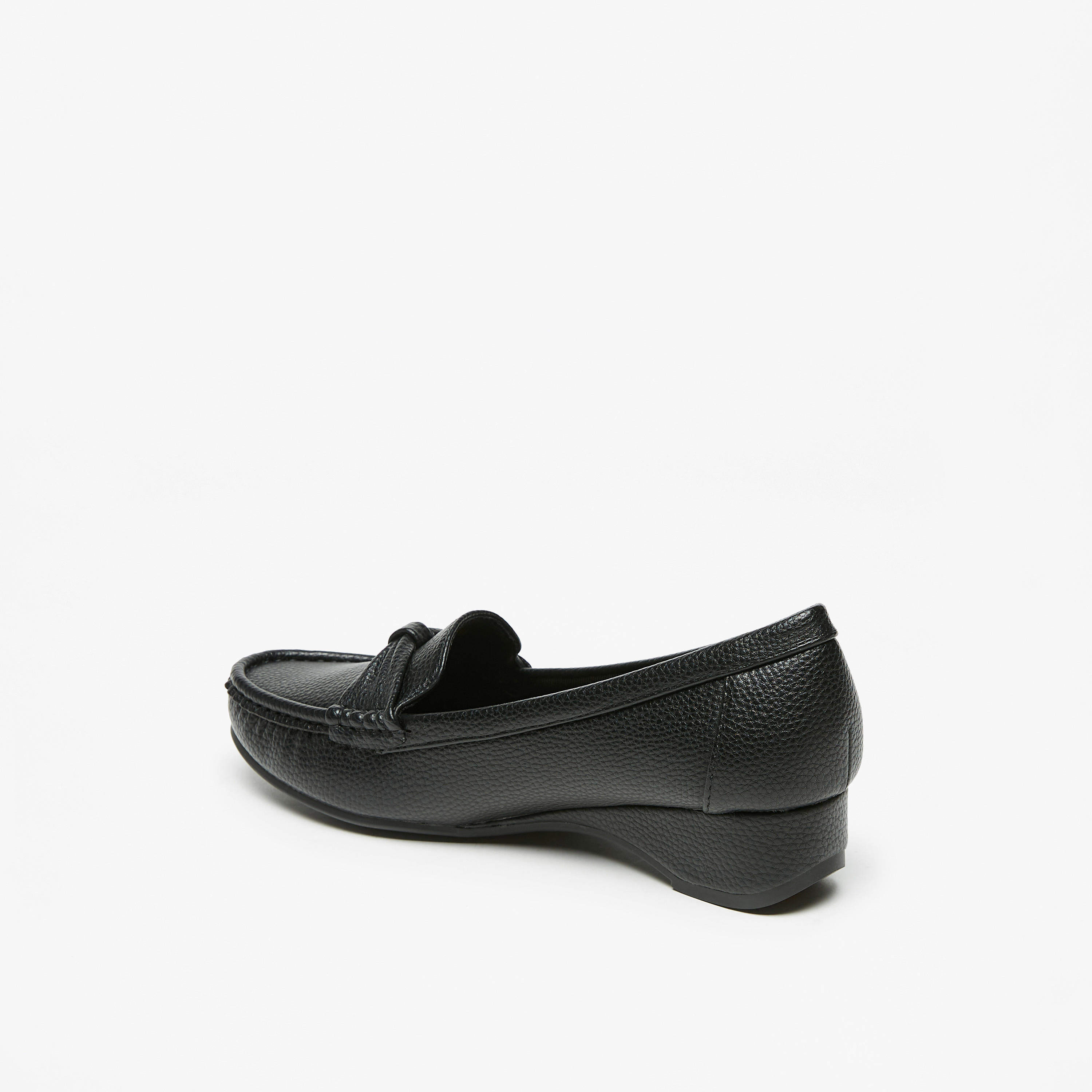 حذاء سهل الارتداء بزينة فيونكة وكعب ويدج من فلورا بيلا-women-shoes-heels-image-2