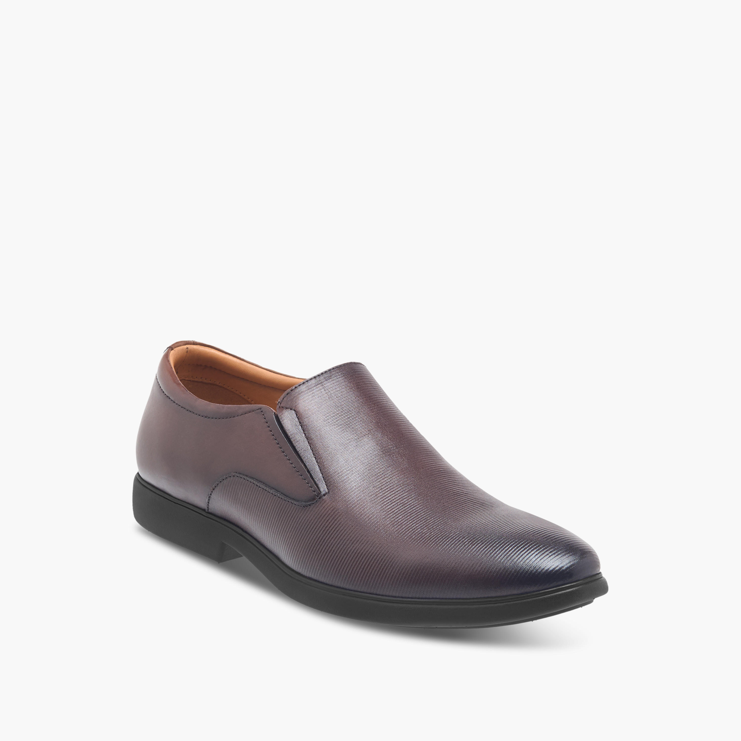 Duchini Men's Leather Solid Slip-On Loafers-men-shoes-formalshoes-image-2
