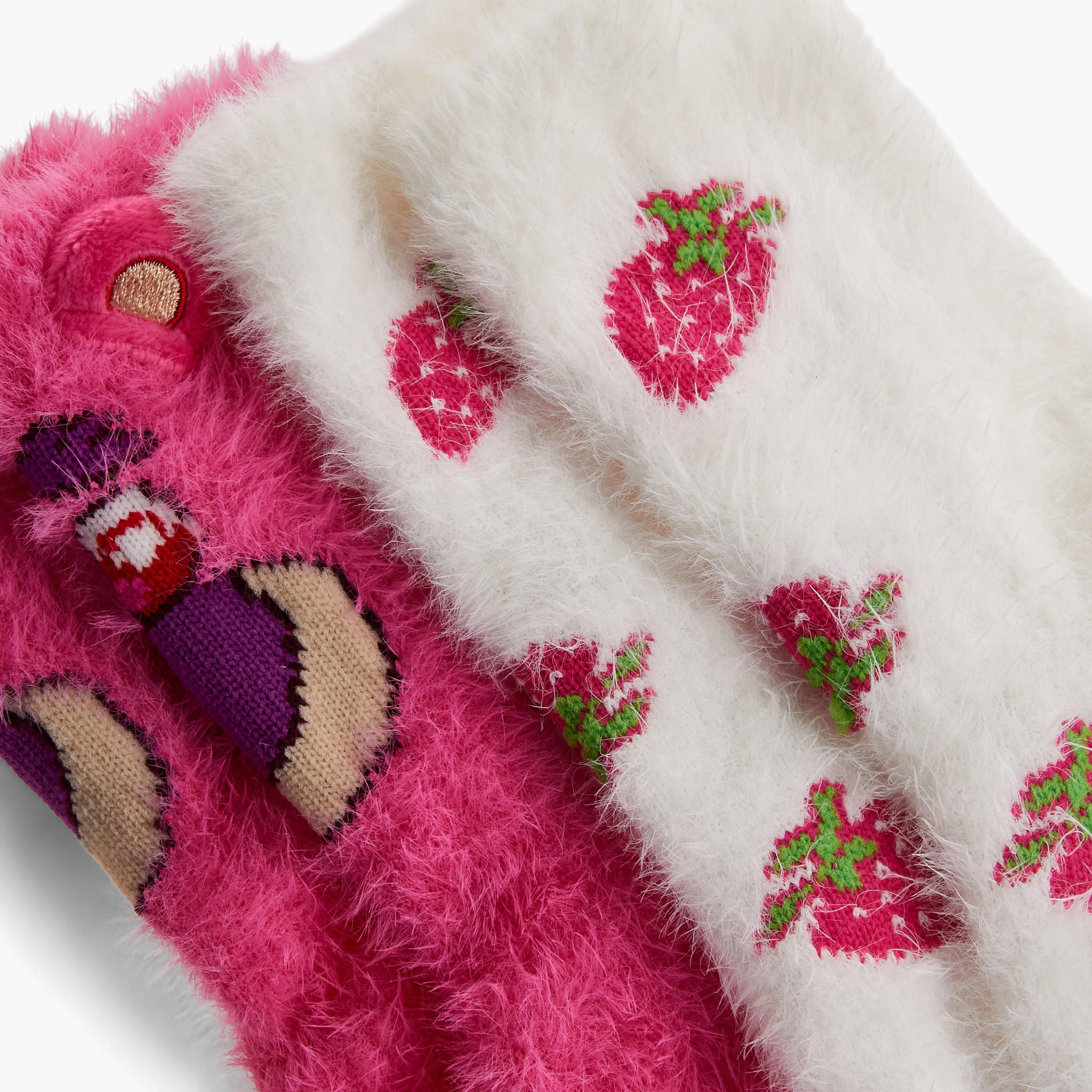 Pack of 2 Disney Girls Crew Length Socks Lotso Accent-girls-accessories-socks-image-4