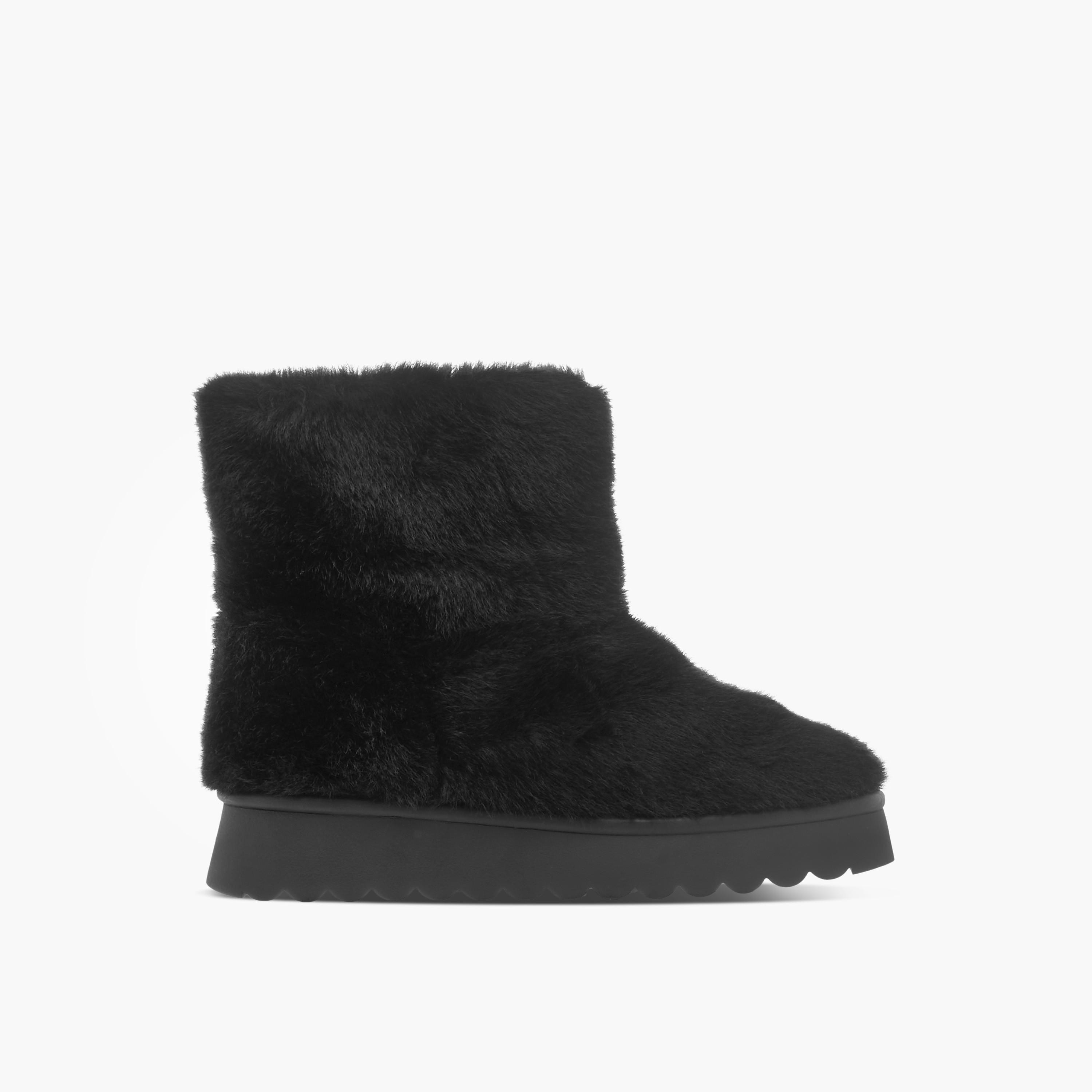 بوت طول الكاحل بارز الملمس سهل الارتداء بكعب بلاتفورم للنساء من سيليست-women-shoes-boots-image-3