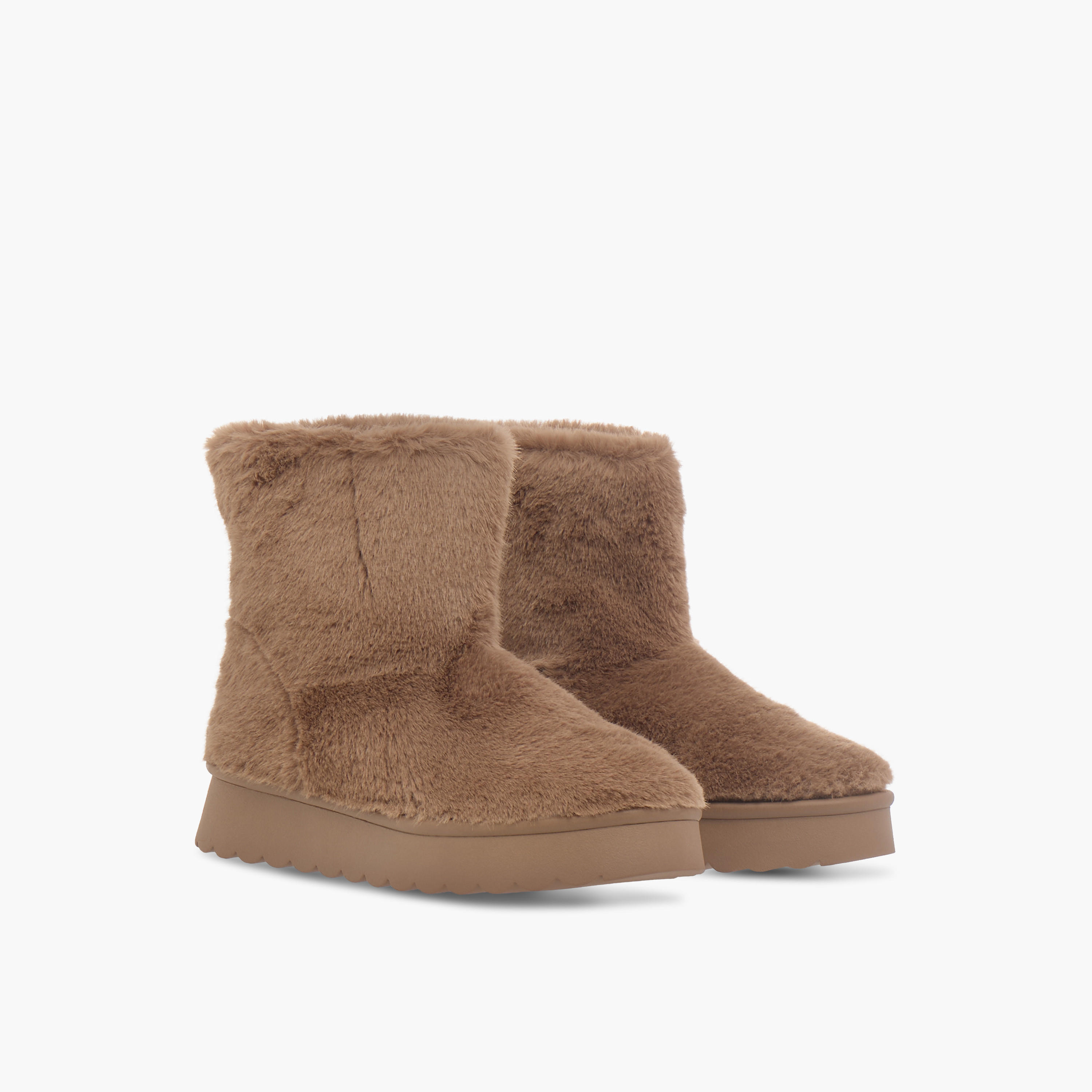 بوت طول الكاحل بارز الملمس سهل الارتداء بكعب بلاتفورم للنساء من سيليست-women-shoes-boots-image-6