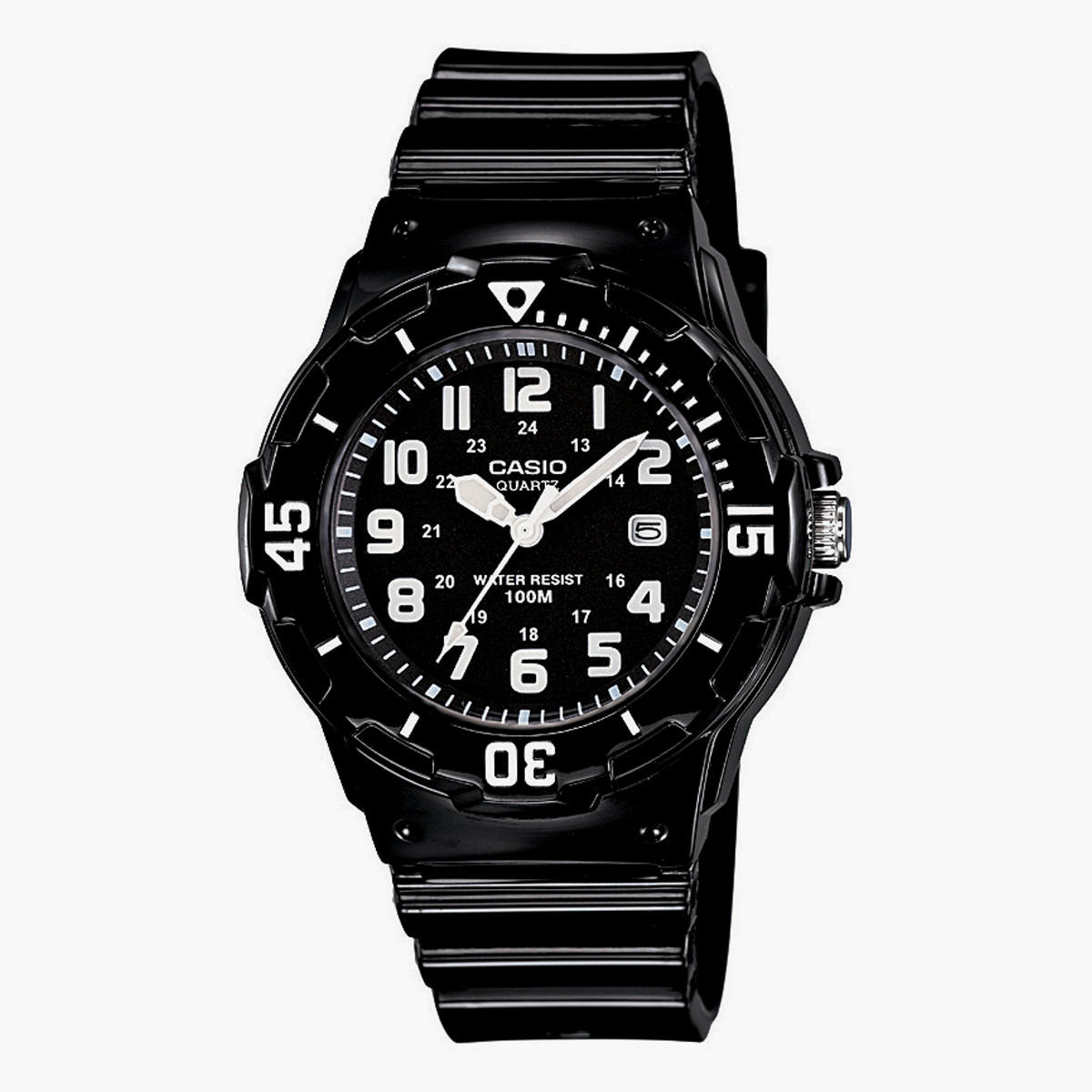 Casio Women's Black Analog Resin Strap Watch LRW-200H-1BVDF-women-watchesandjewellery-watches-image-1