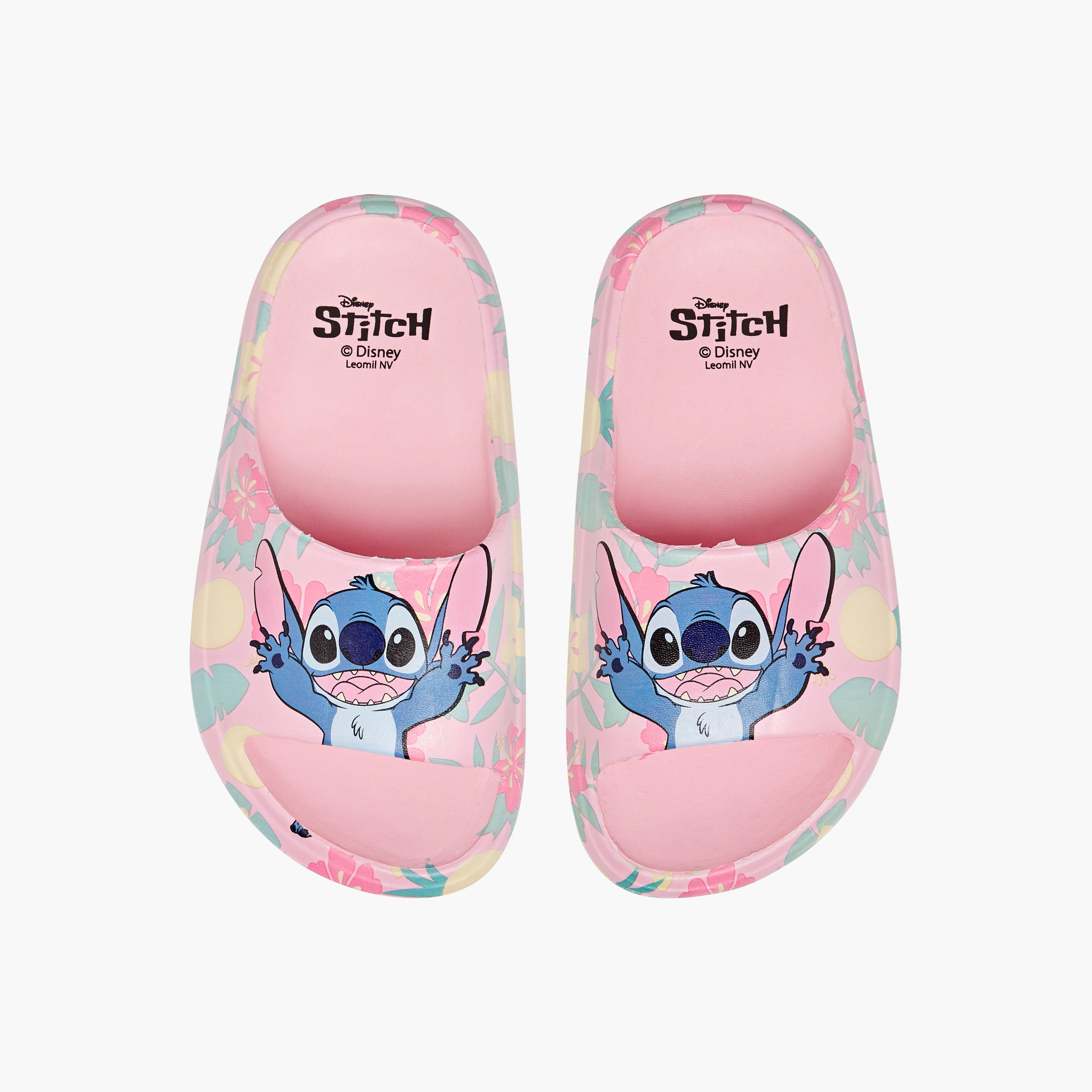Disney Stitch Print Slip-On Slides-girls-shoes-flipflopsandslides-image-1