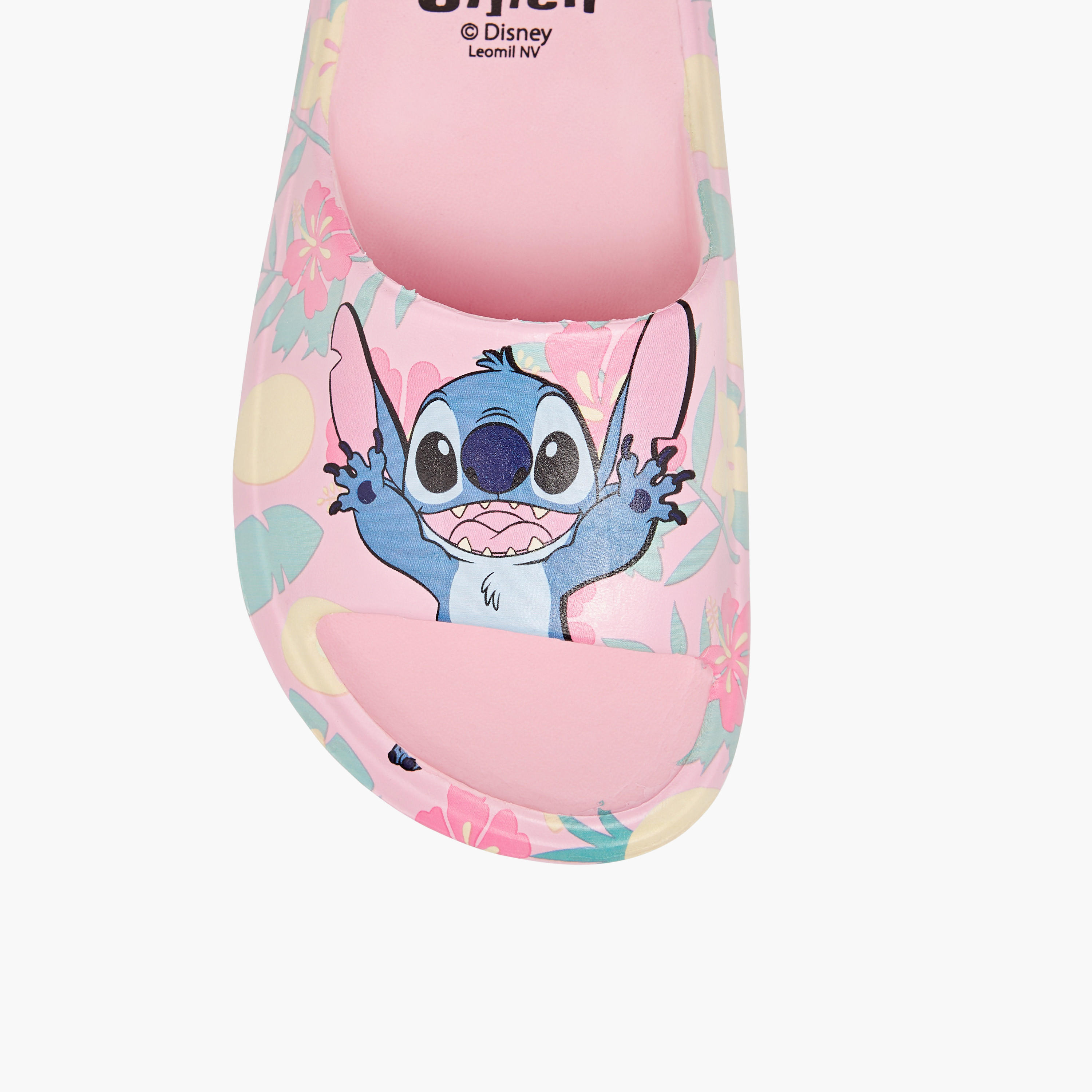 Disney Stitch Print Slip-On Slides-girls-shoes-flipflopsandslides-image-4