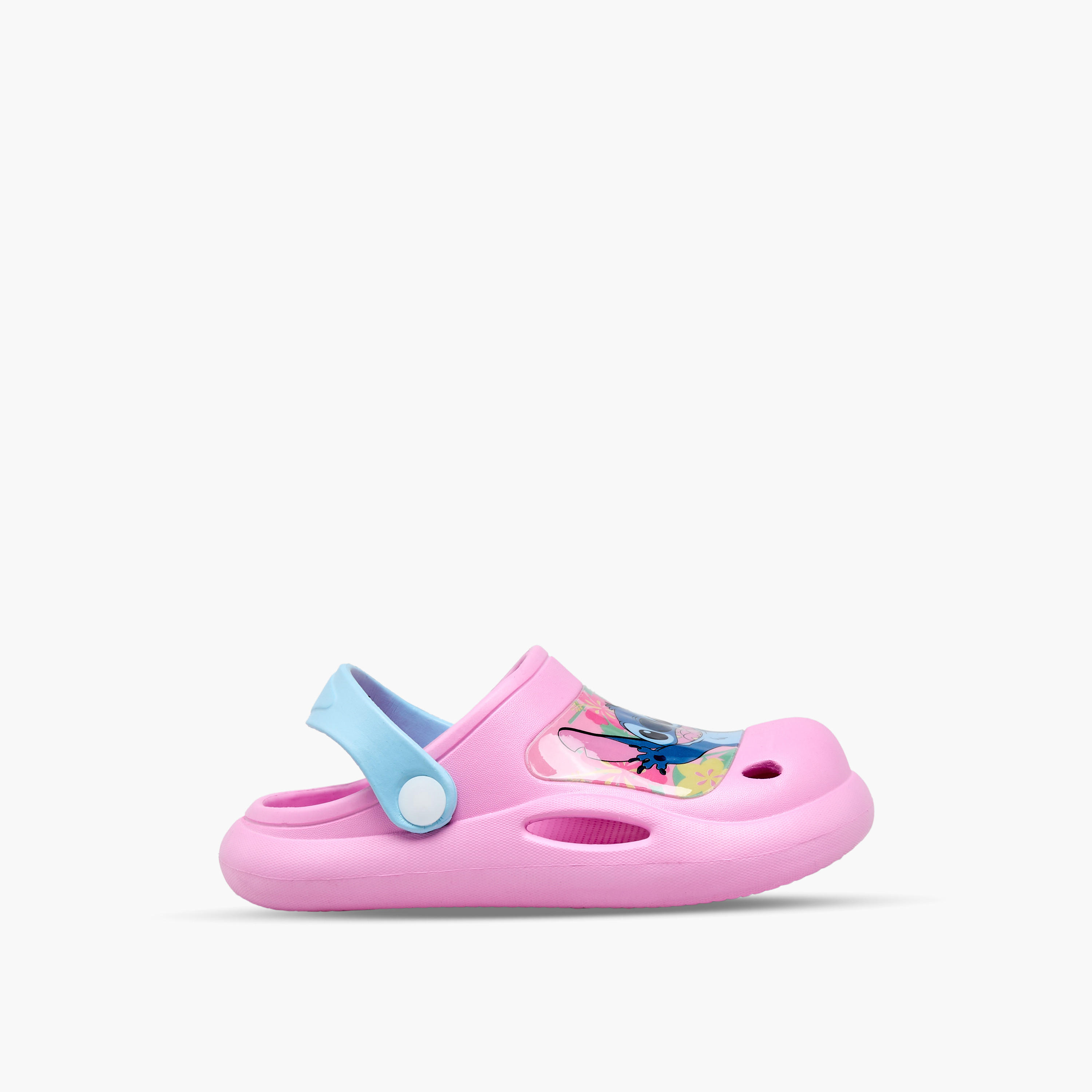 Disney Girls Stitch Print Clogs-girls-shoes-flipflopsandslides-image-2