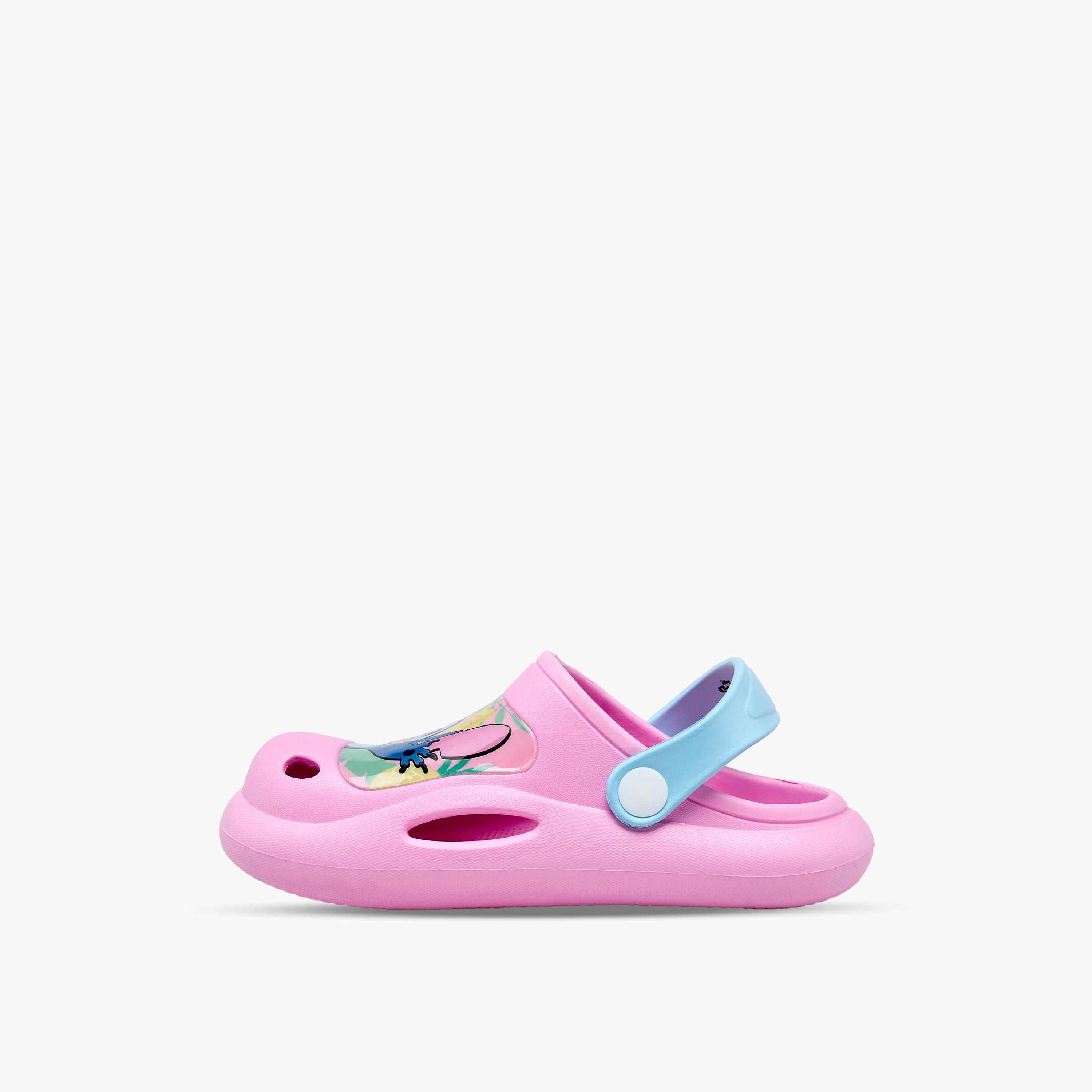 Disney Girls Stitch Print Clogs-girls-shoes-flipflopsandslides-image-4