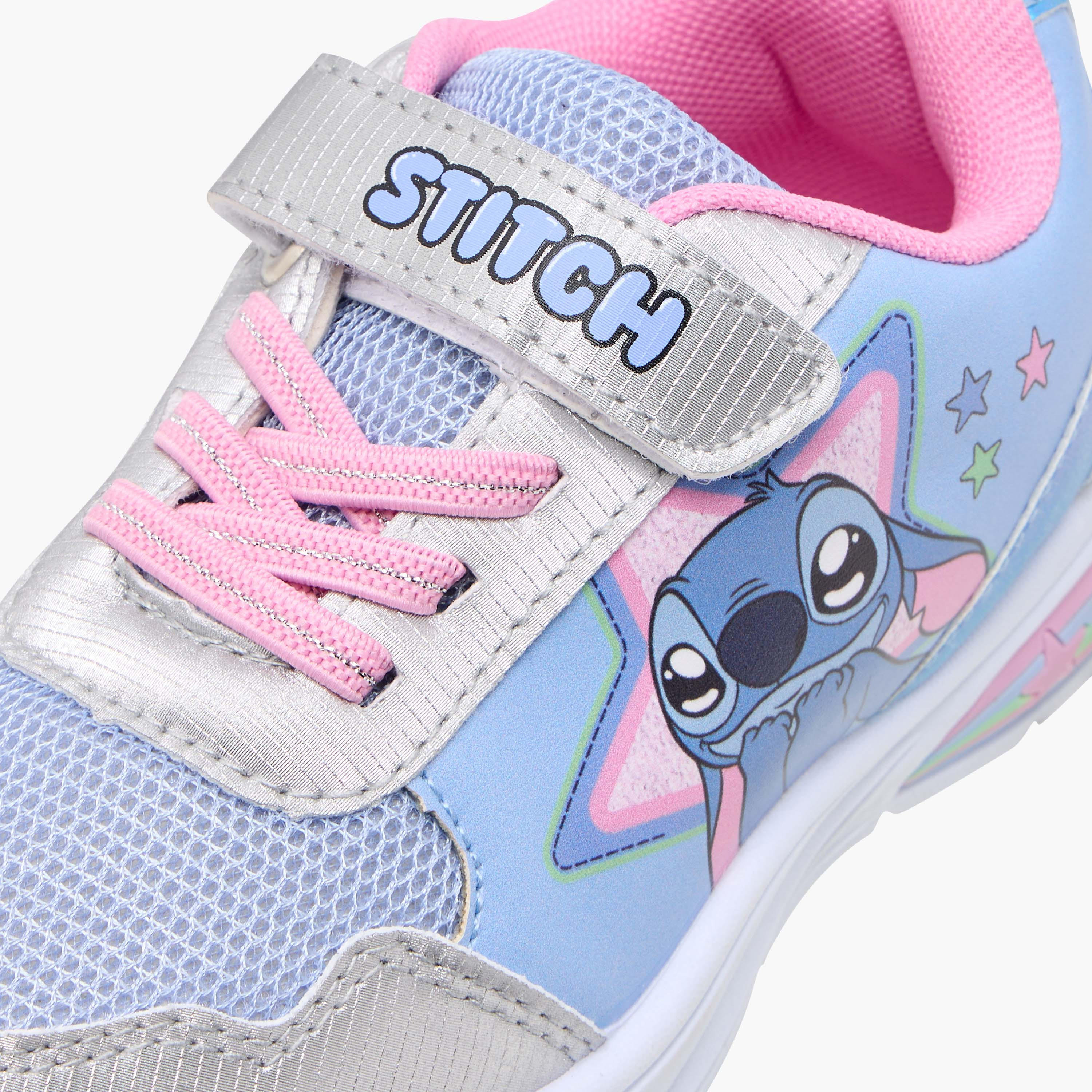 حذاء سنيكرز مضيء بطبعات ستيتش وشريط إغلاق من ديزني-girls-shoes-sneakers-image-5