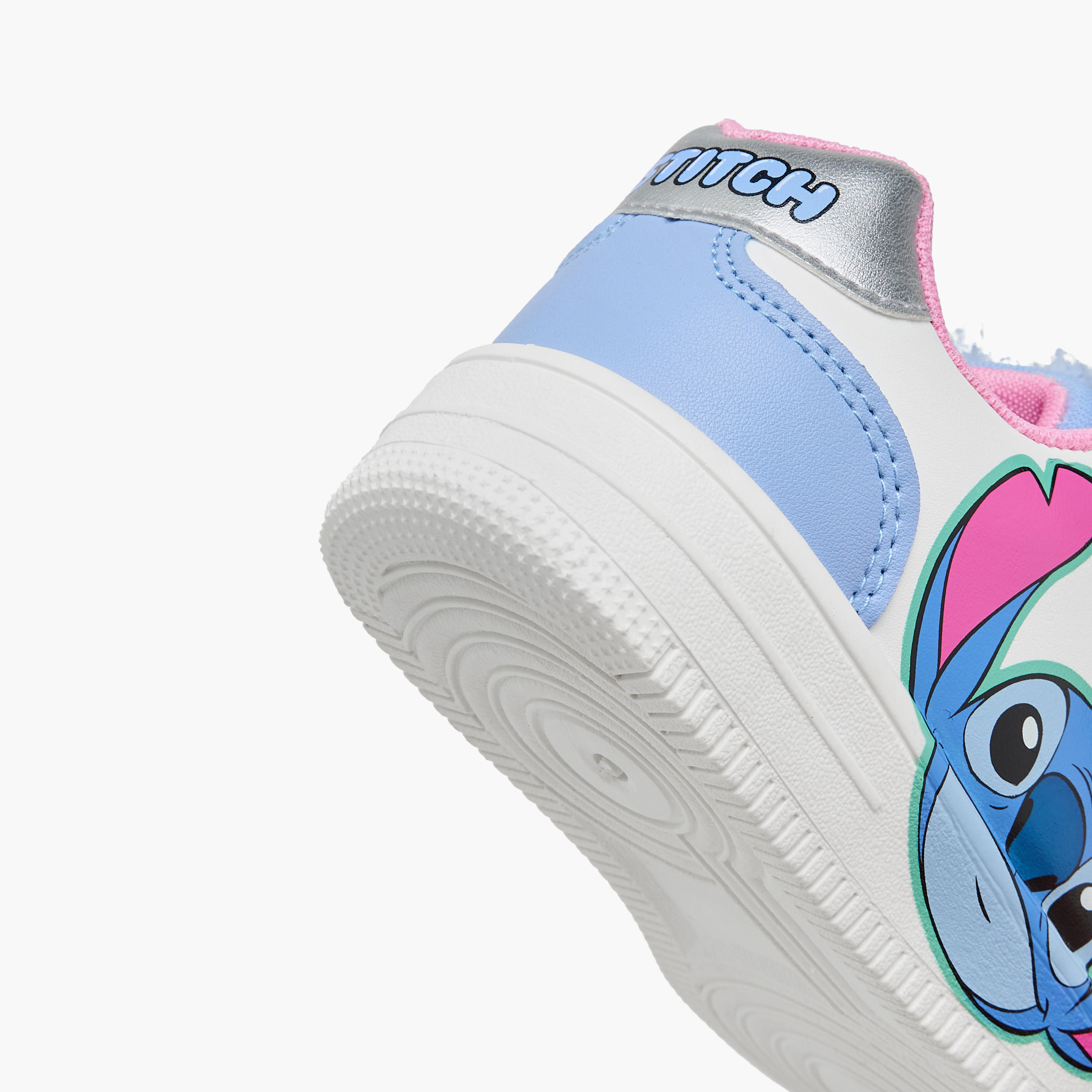 Disney Stitch Print Lace-Up Sneakers-girls-shoes-sneakers-image-6