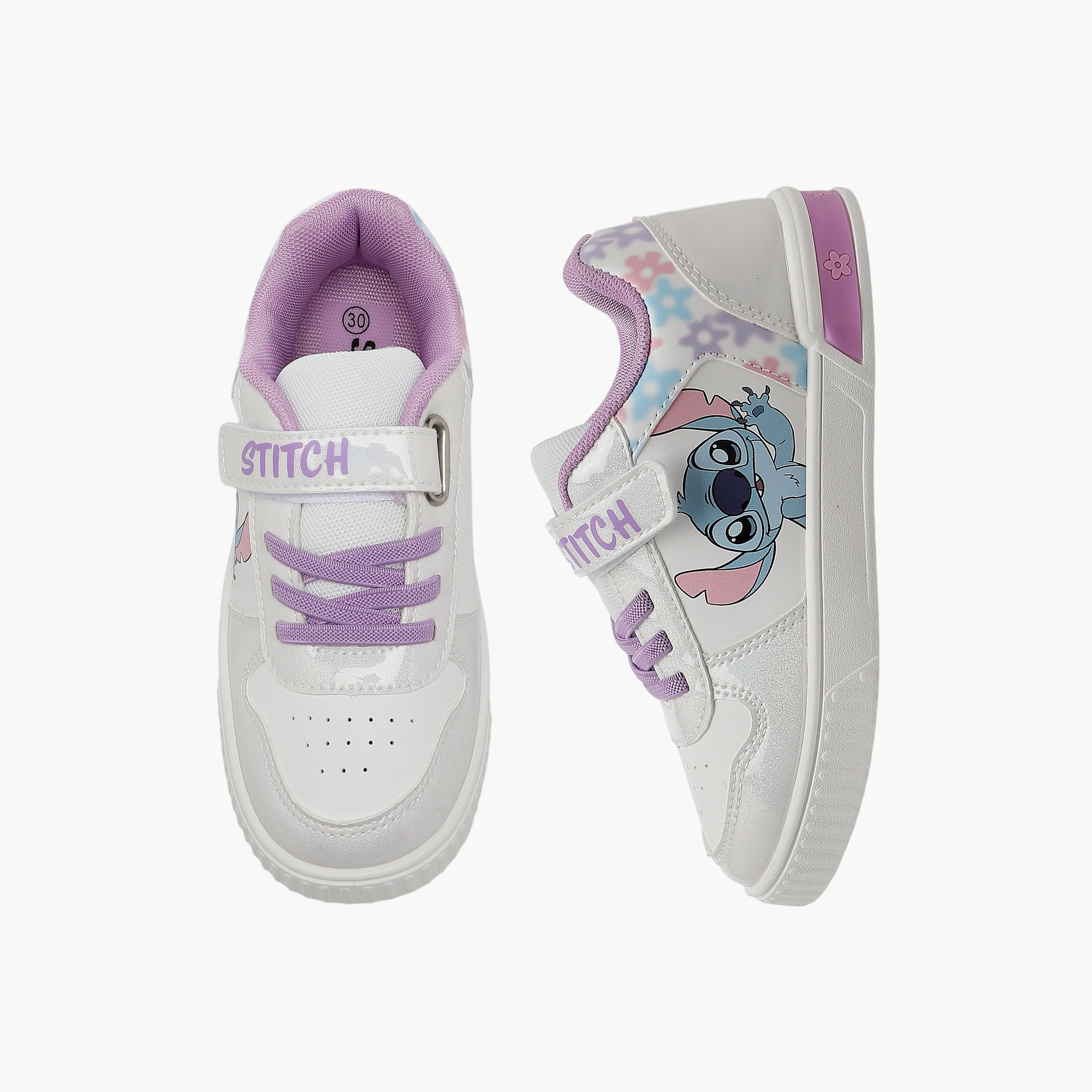 Disney Girls Hook & Loop Ankle Sneakers-girls-shoes-sneakers-image-1