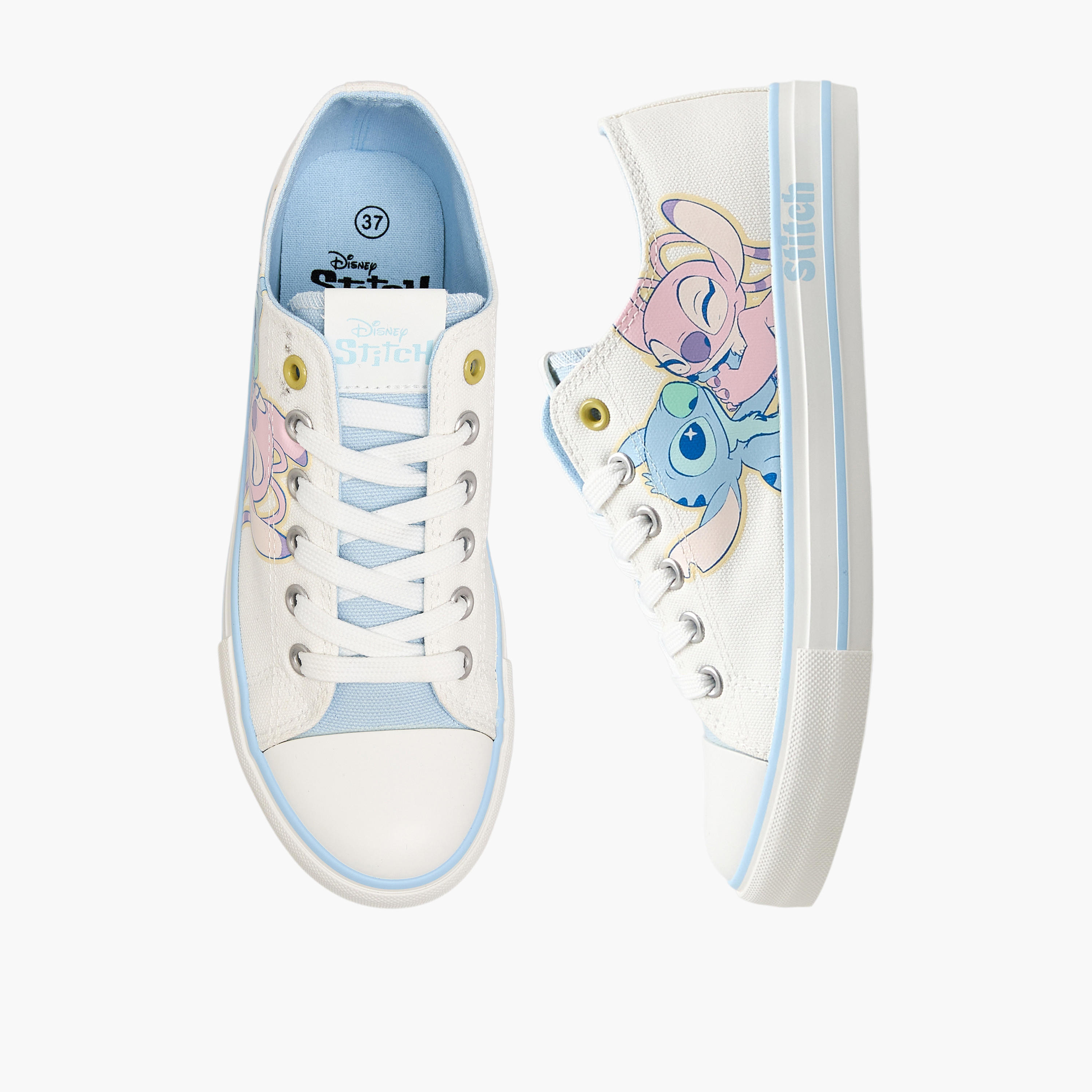 Disney Girls Lace-Up Ankle Sneakers-girls-shoes-sneakers-image-1