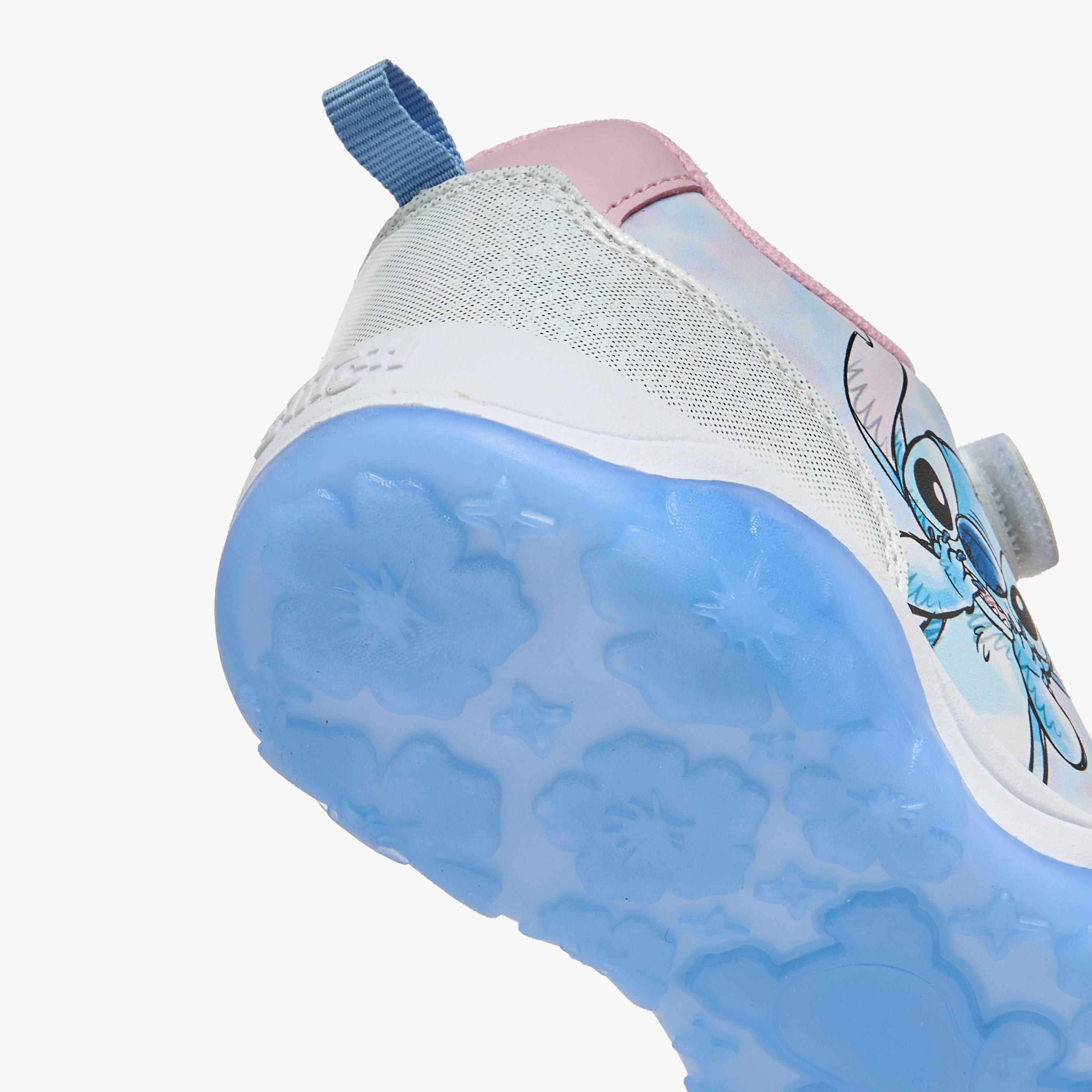 Disney Girls Stitch Print Light-Up Ankle Sneakers-girls-shoes-sneakers-image-5