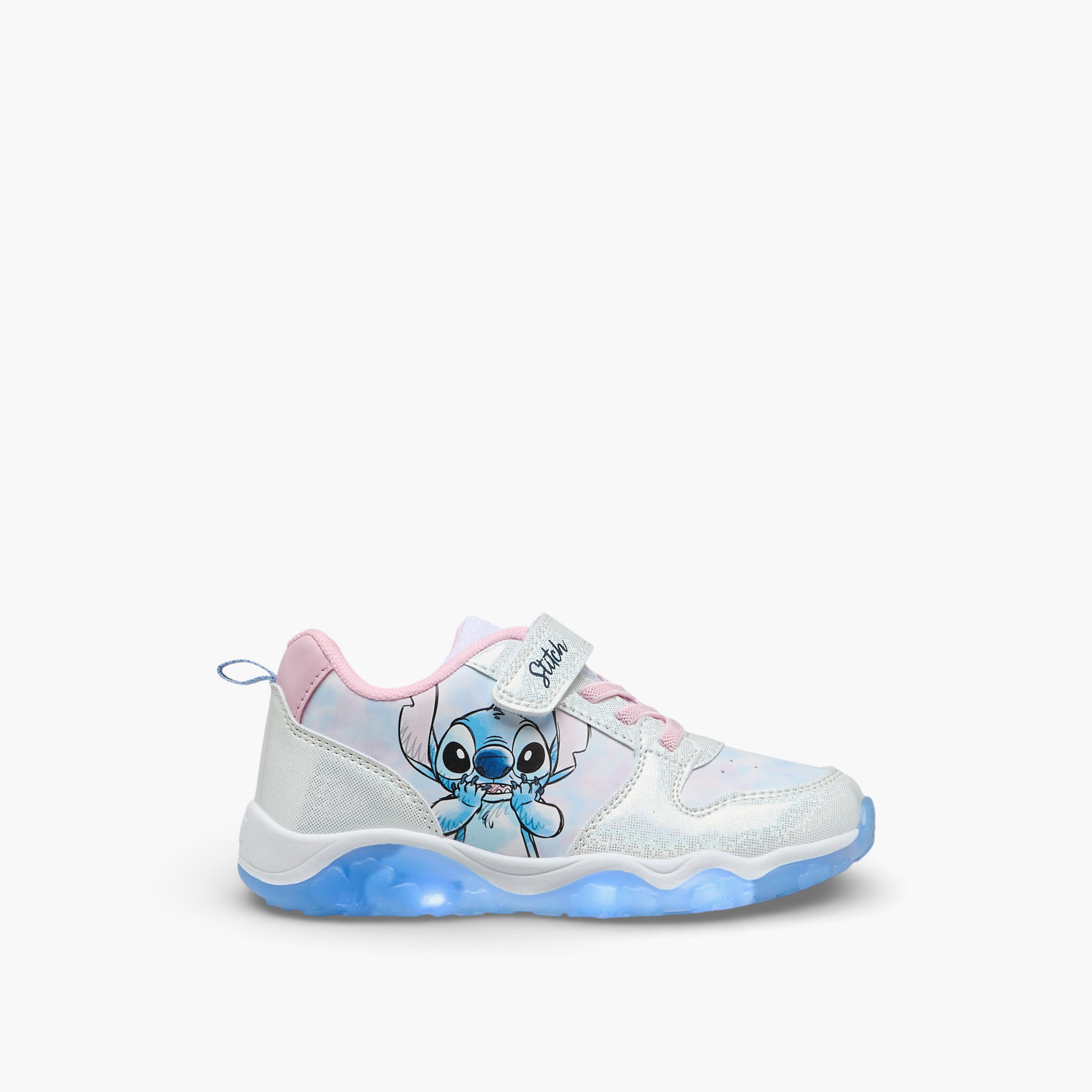 Disney Girls Stitch Print Light-Up Ankle Sneakers-girls-shoes-sneakers-image-6