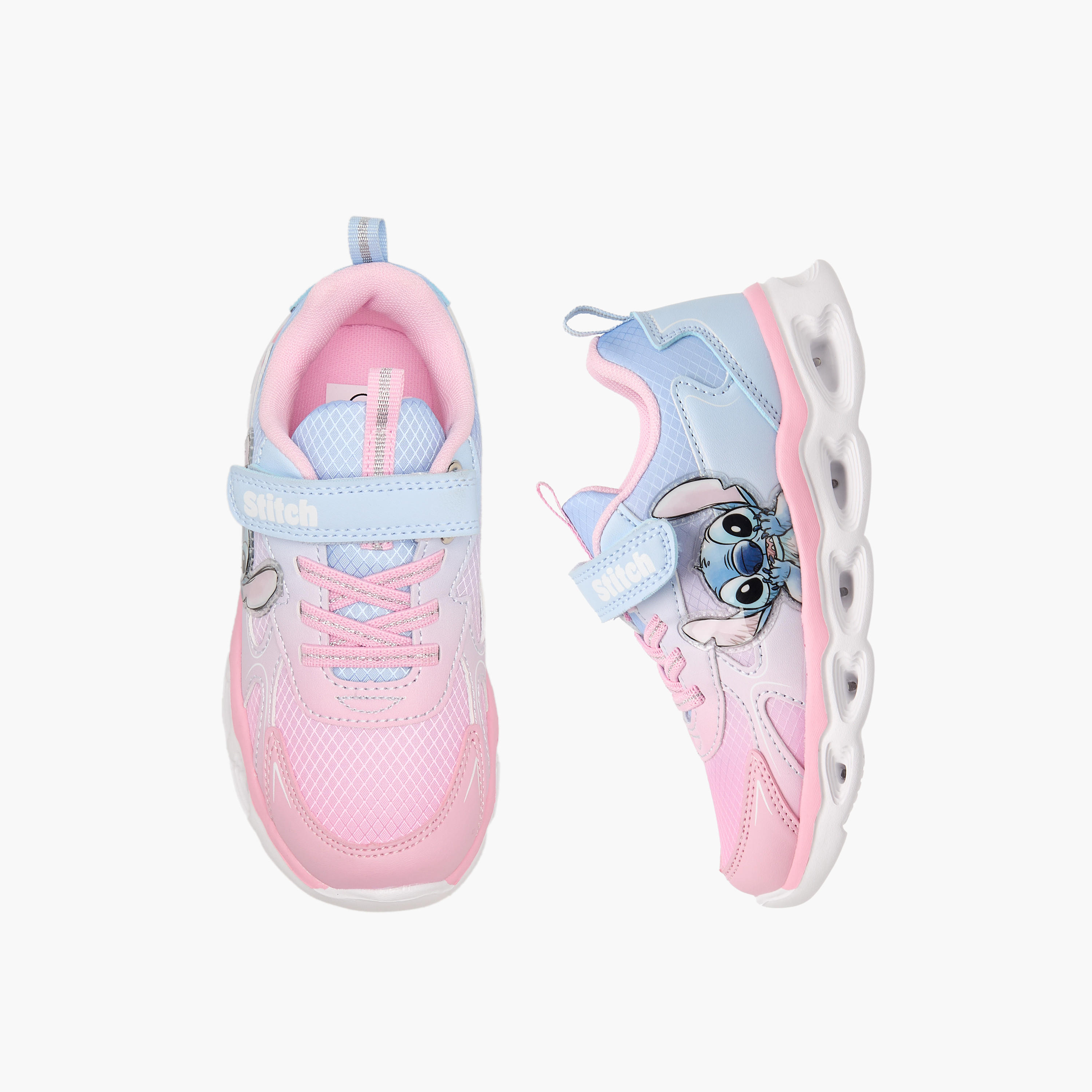 Disney Girls Light-Up Ankle Sneakers-girls-shoes-sneakers-image-1