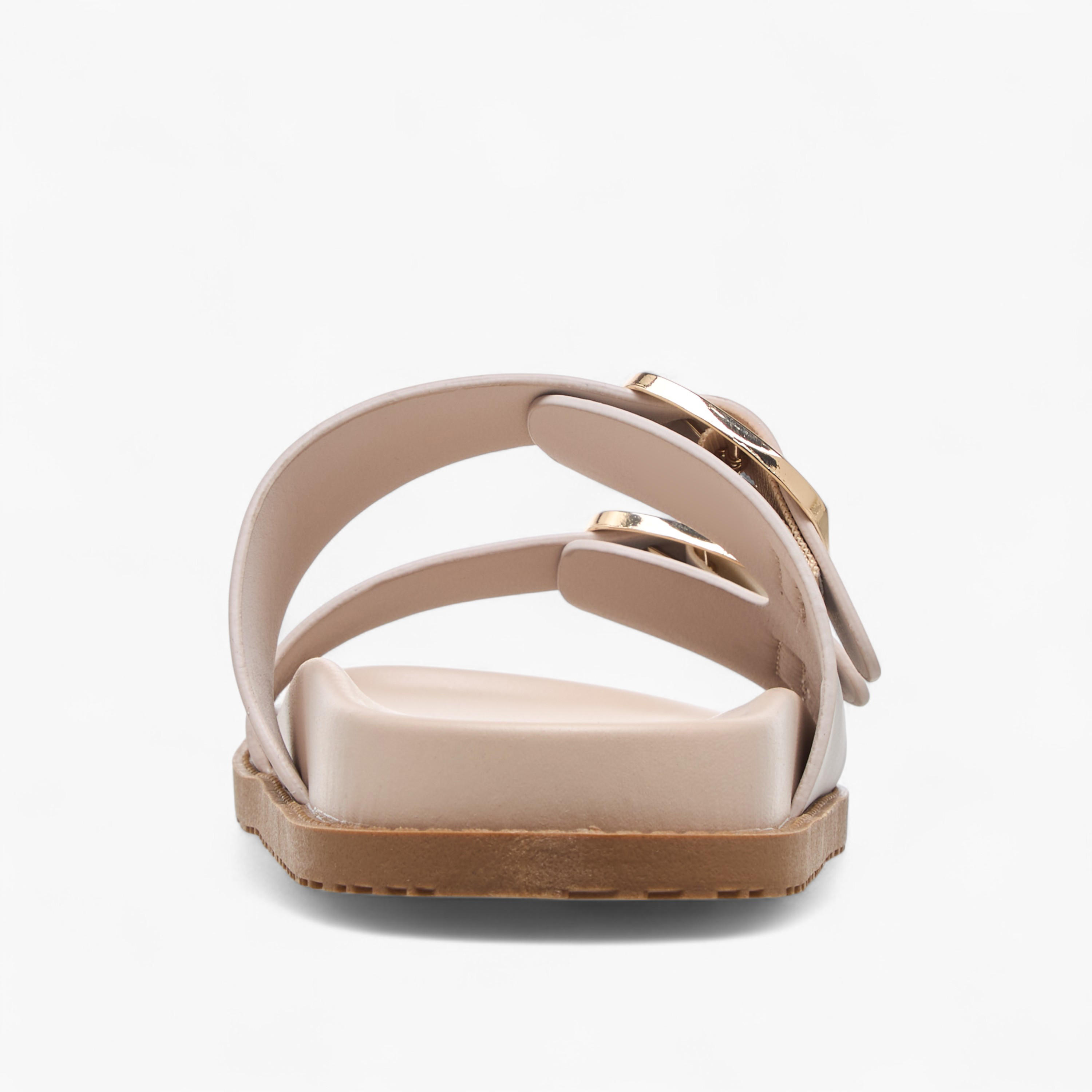 Celeste Women's Buckle Detail Slip-On Sandals-women-shoes-flats-sandals-image-4