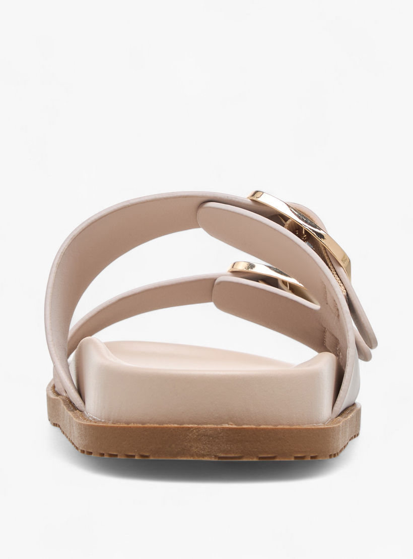 Celeste Women's Buckle Detail Slip-On Sandals-women-shoes-flats-sandals-image-4