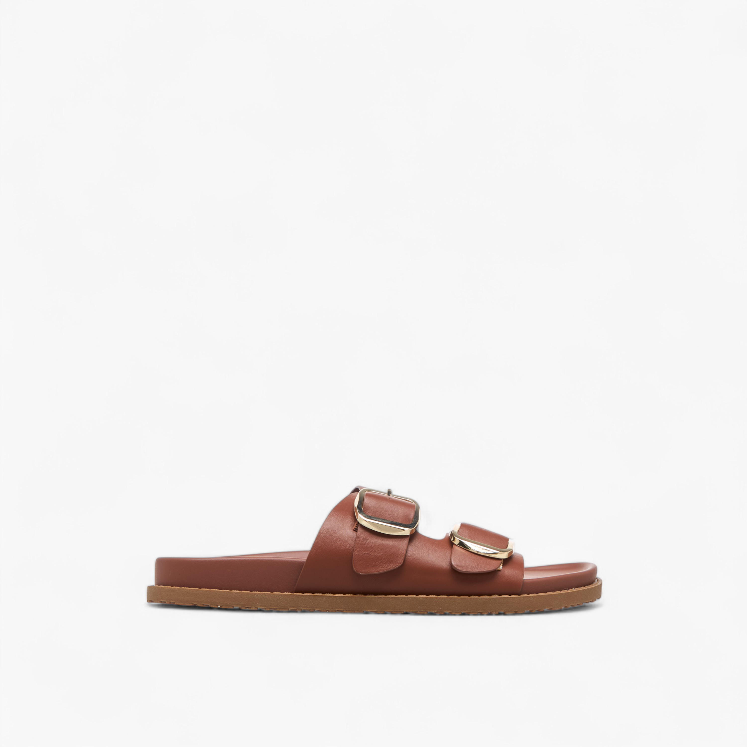 Celeste Women's Buckle Detail Slip-On Sandals-women-shoes-flats-sandals-image-2