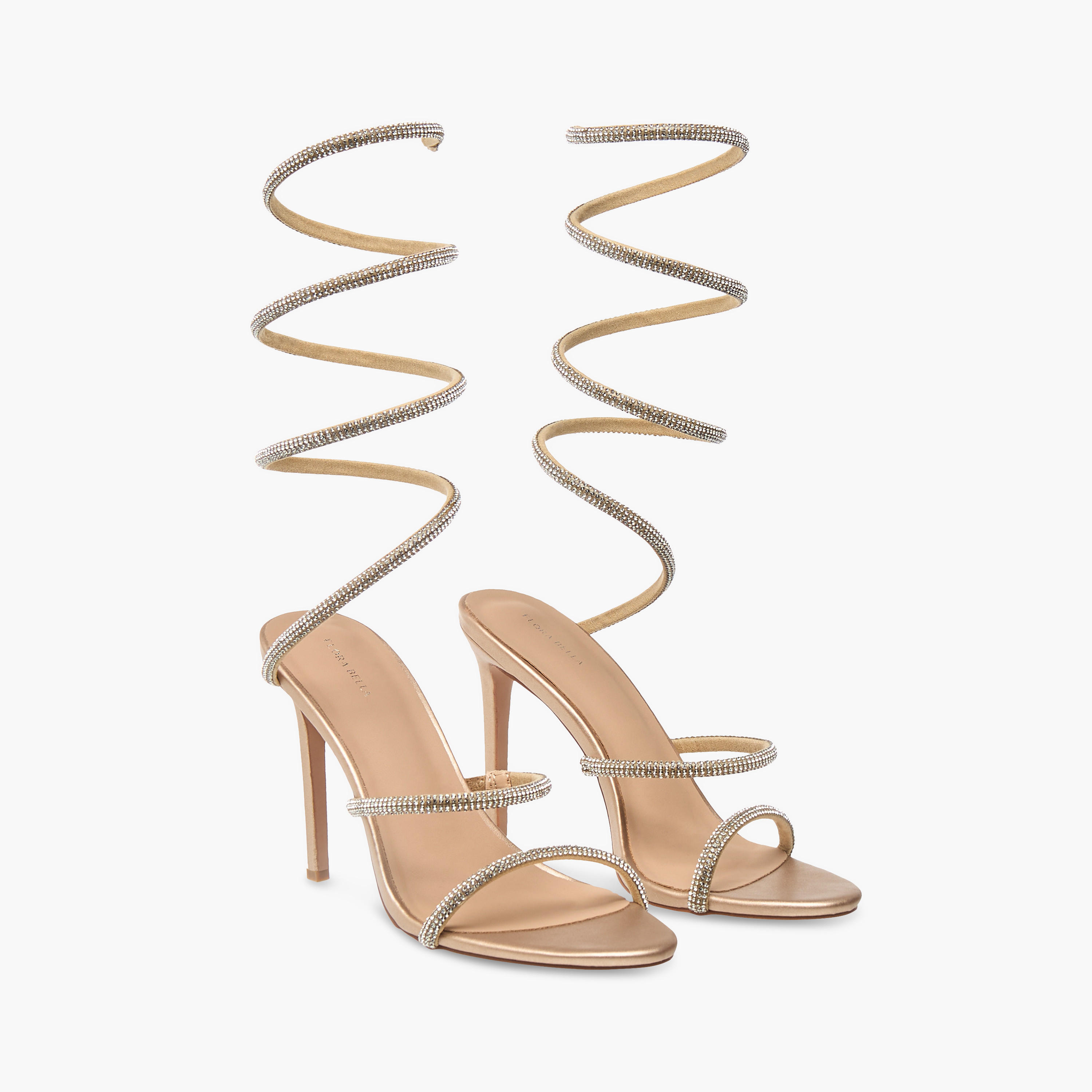 Flora Bella Embellished Gladiator Sandals with Stiletto Heels-women-shoes-sandals-heeled-image-1