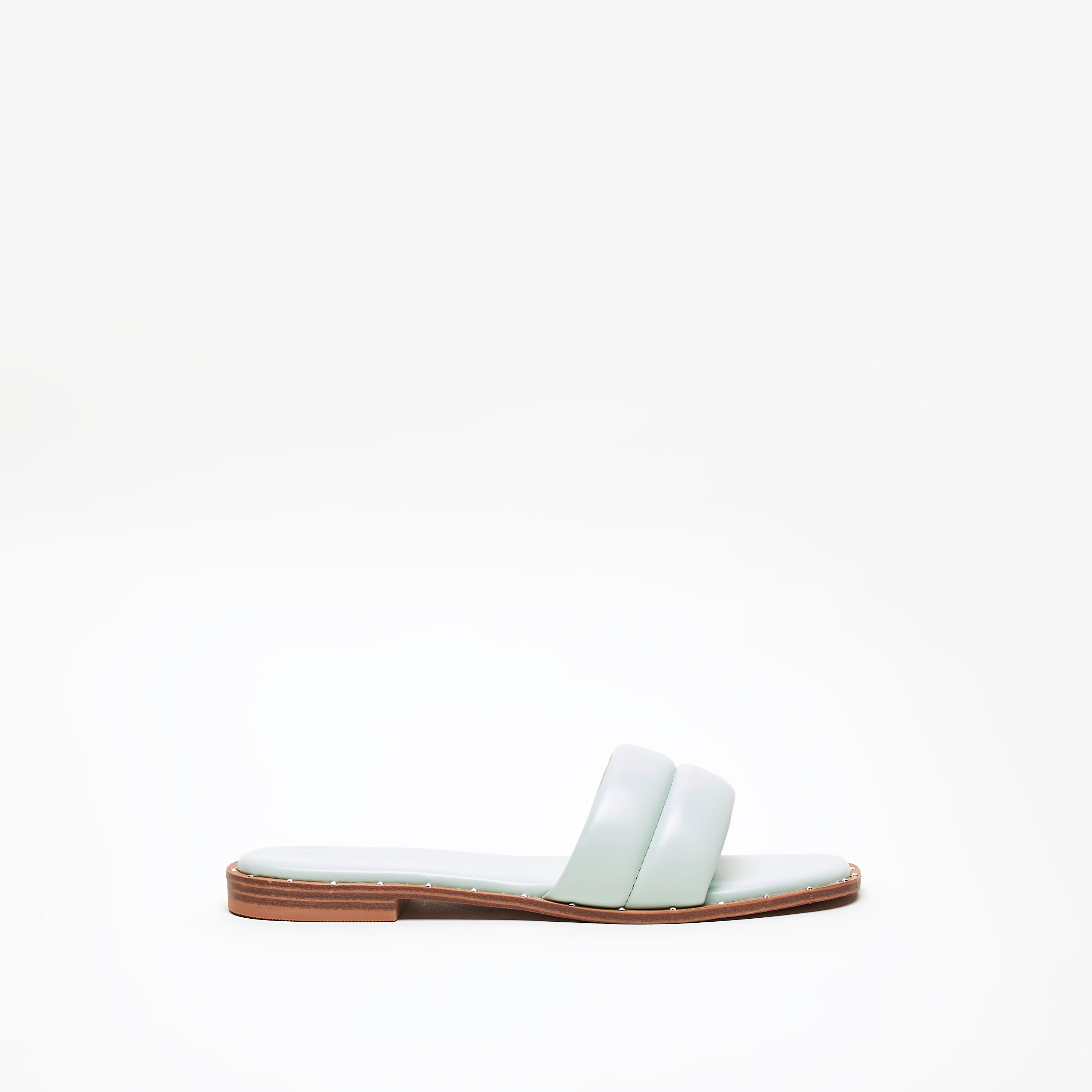 Celeste Women's Solid Slip-On Slide Sandals with Stud Detail-women-shoes-flats-sandals-image-1