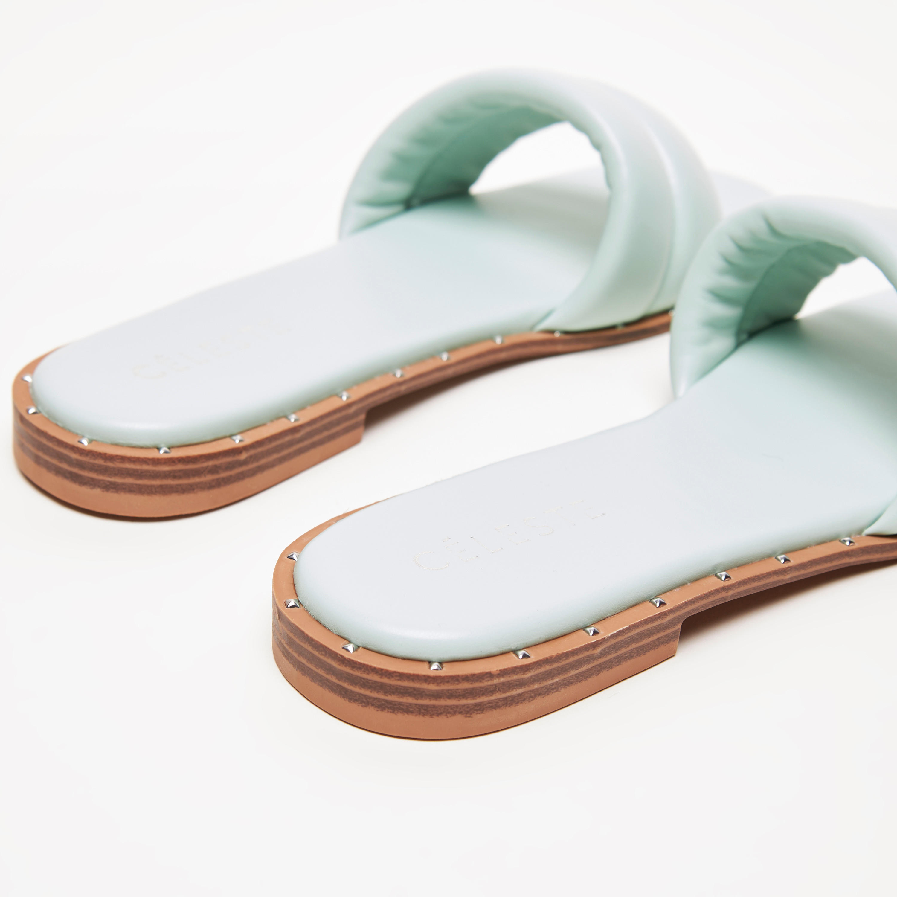 Celeste Women's Solid Slip-On Slide Sandals with Stud Detail-women-shoes-flats-sandals-image-3