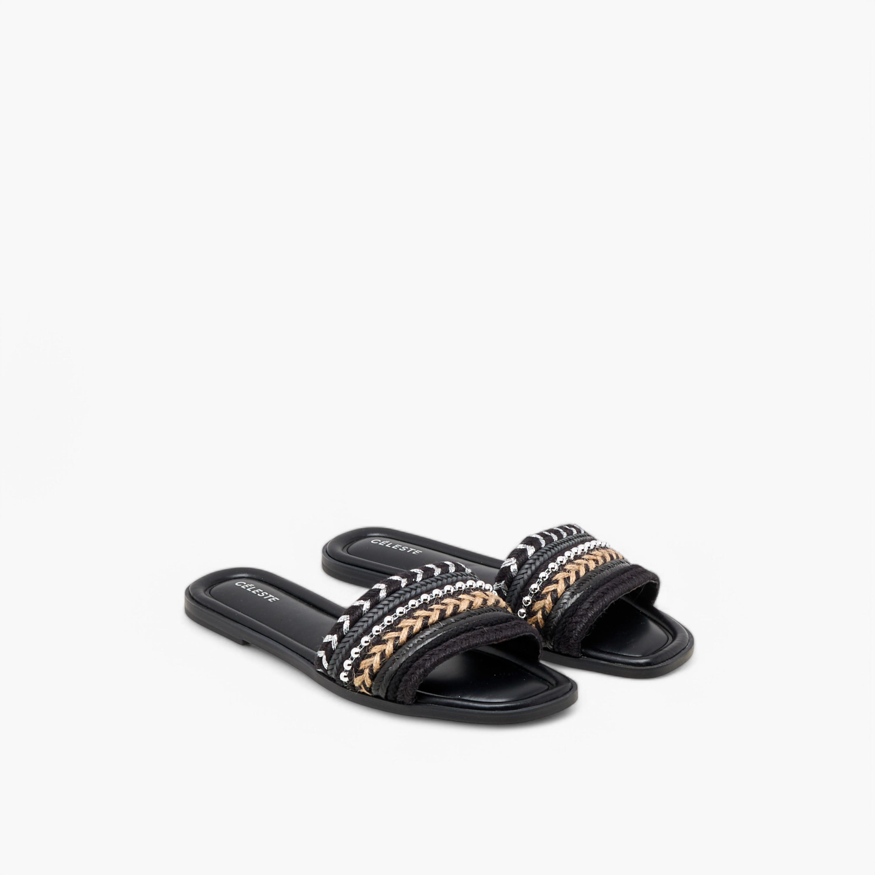 Celeste Women's Embellished Slip-On Flat Sandals-women-shoes-flats-sandals-image-1