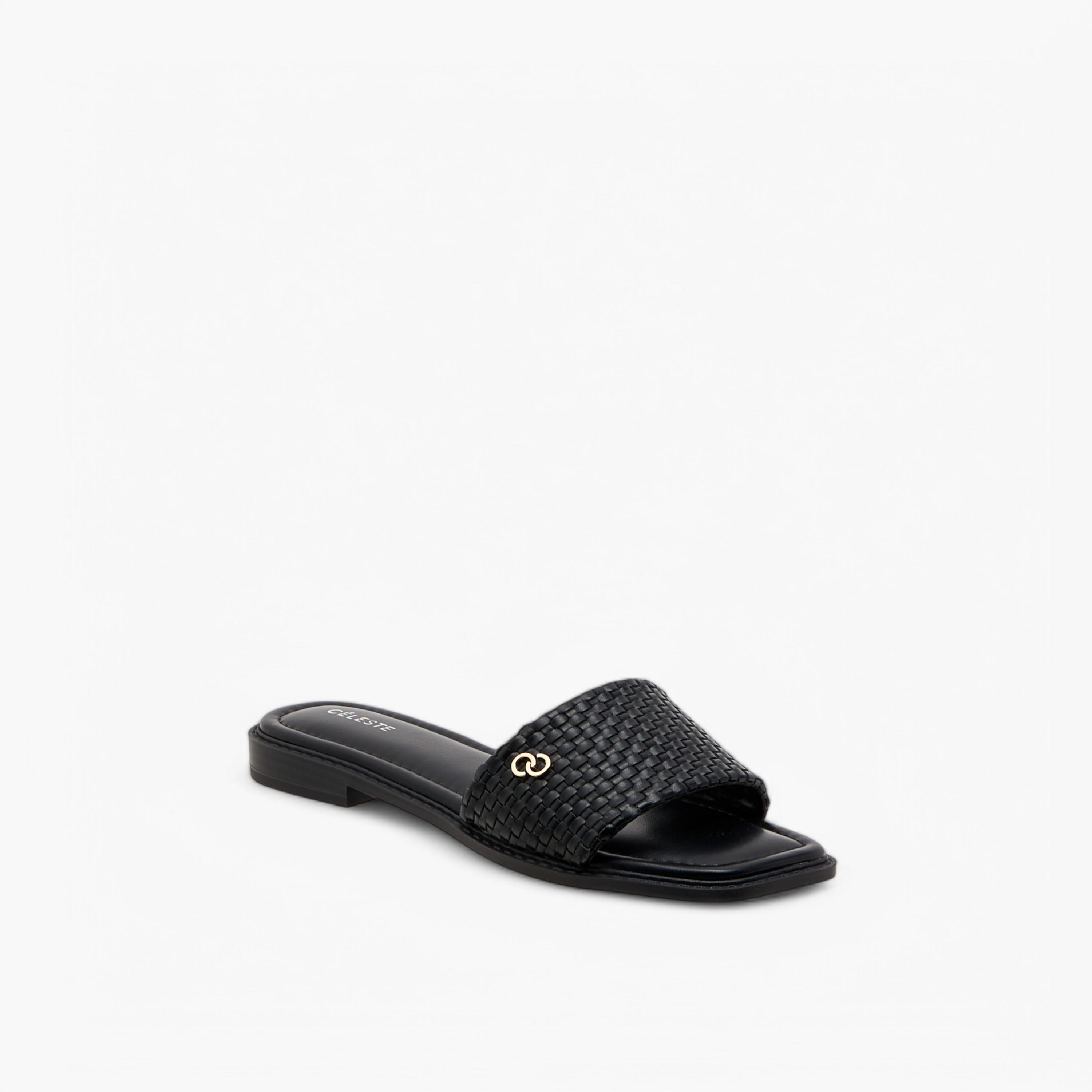 صندل مسطح سهل الارتداء بارز الملمس للنساء من سيليست-women-shoes-flats-sandals-image-2