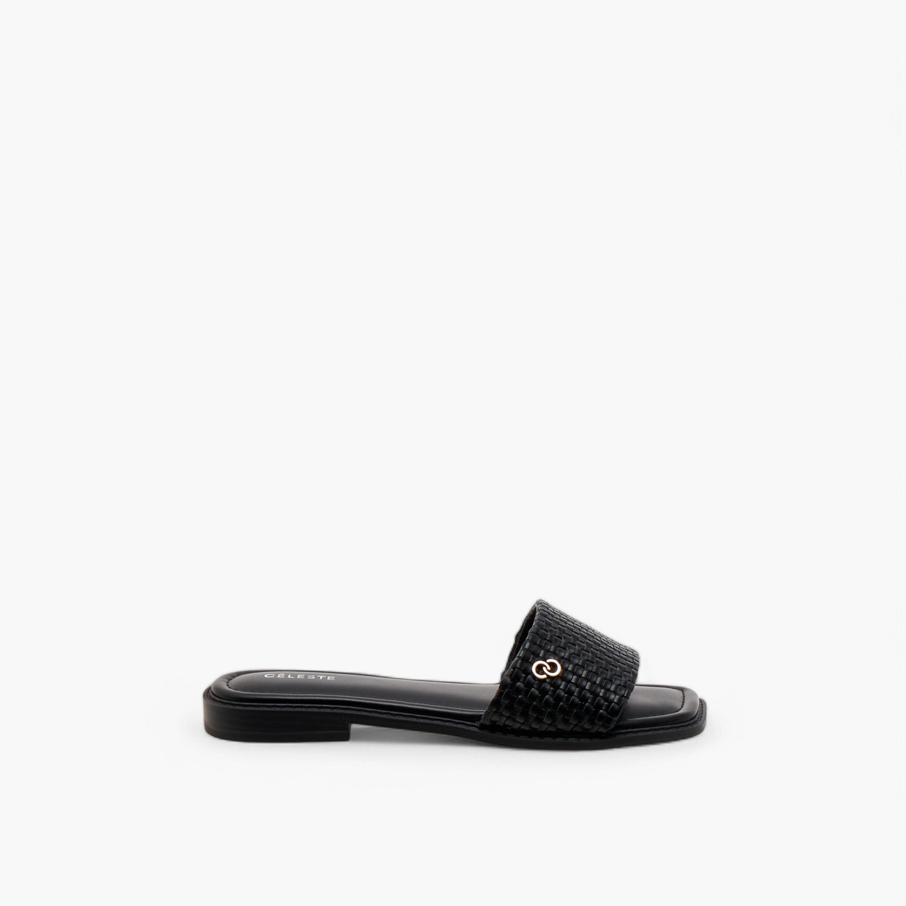 صندل مسطح سهل الارتداء بارز الملمس للنساء من سيليست-women-shoes-flats-sandals-image-3