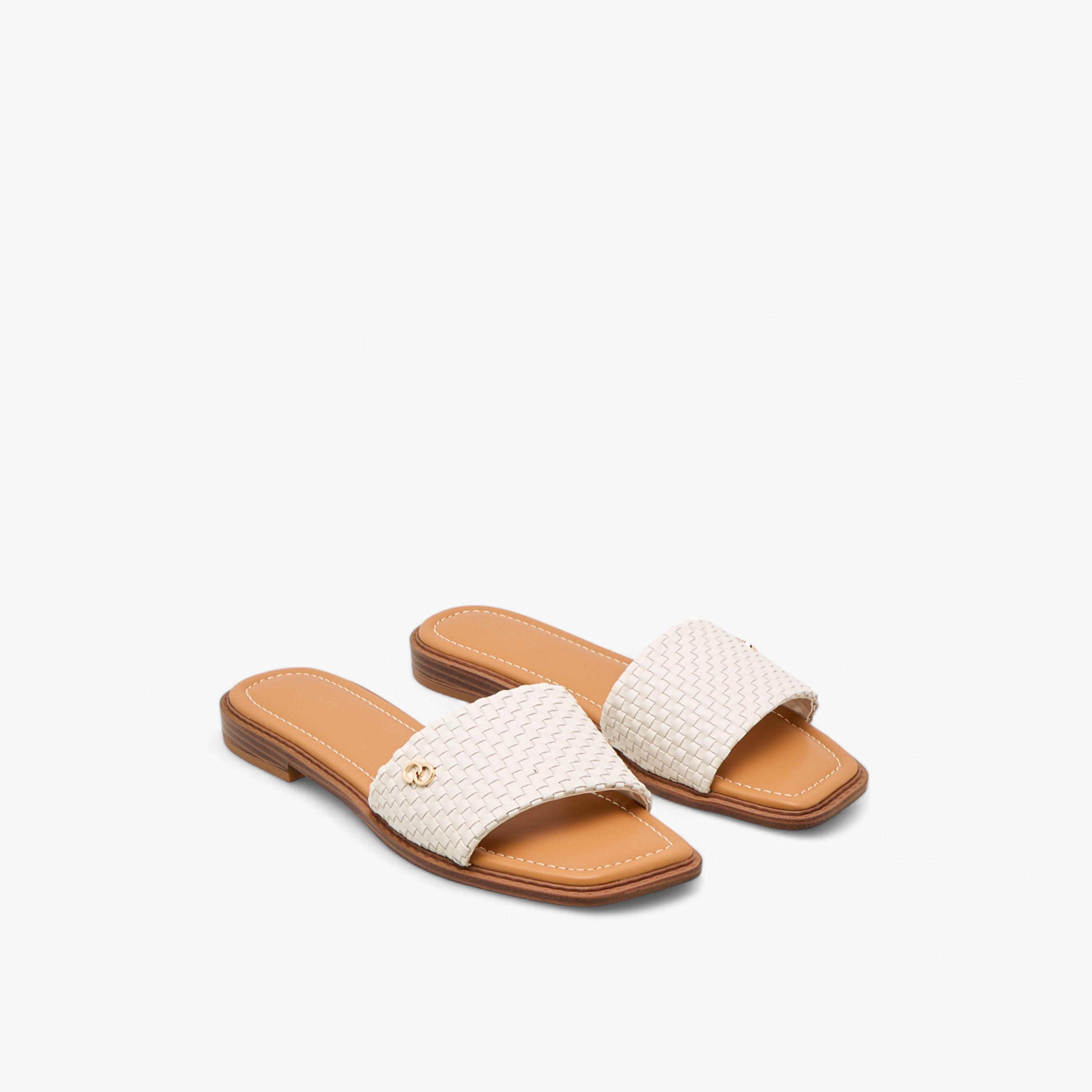 Celeste Women's Textured Slip-On Flat Sandals-women-shoes-flats-sandals-image-1